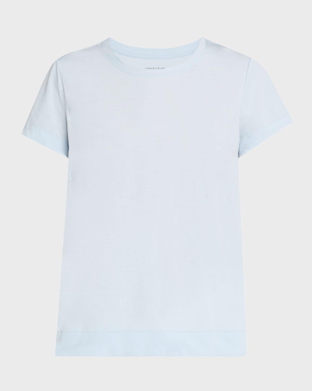 modern short-sleeve cotton jersey tee