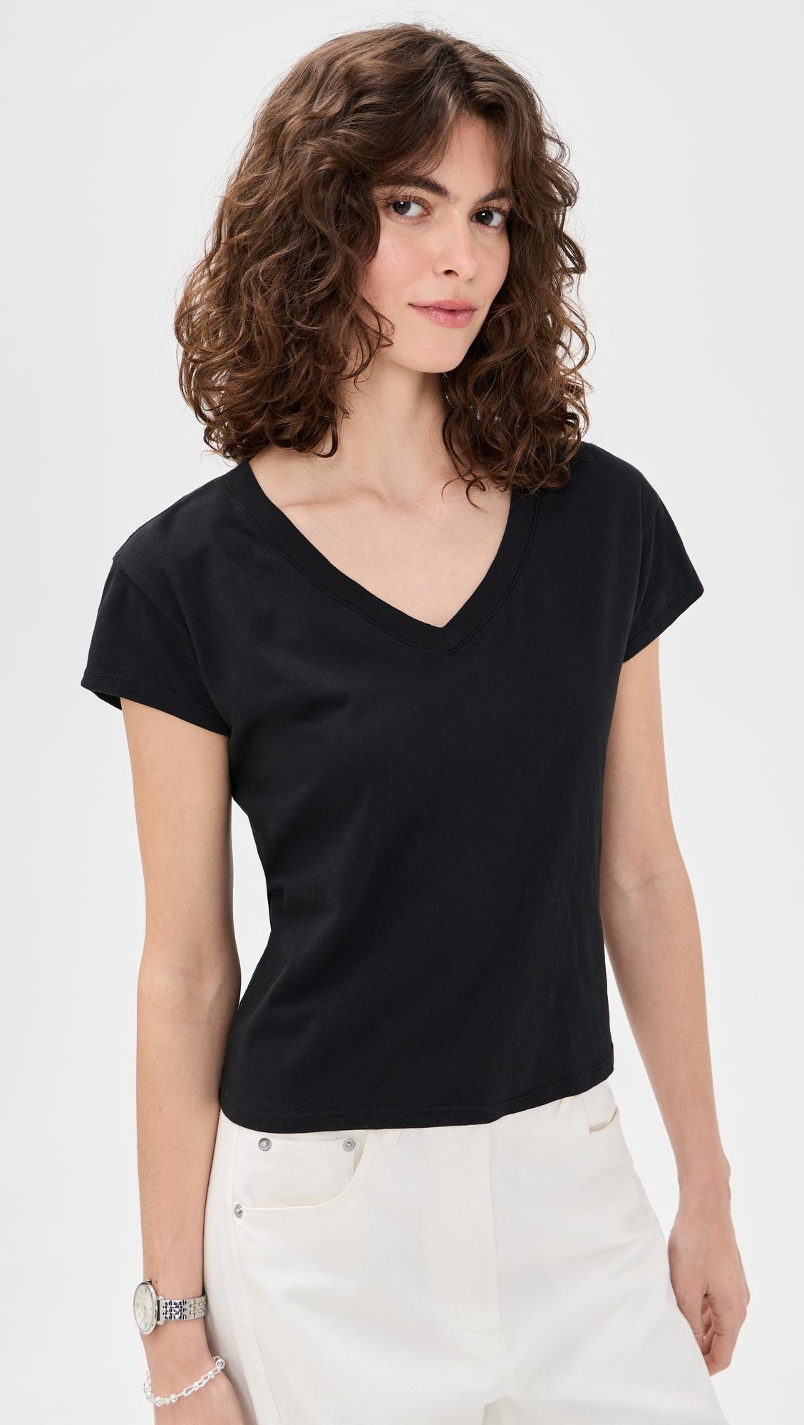 modern v neck tee