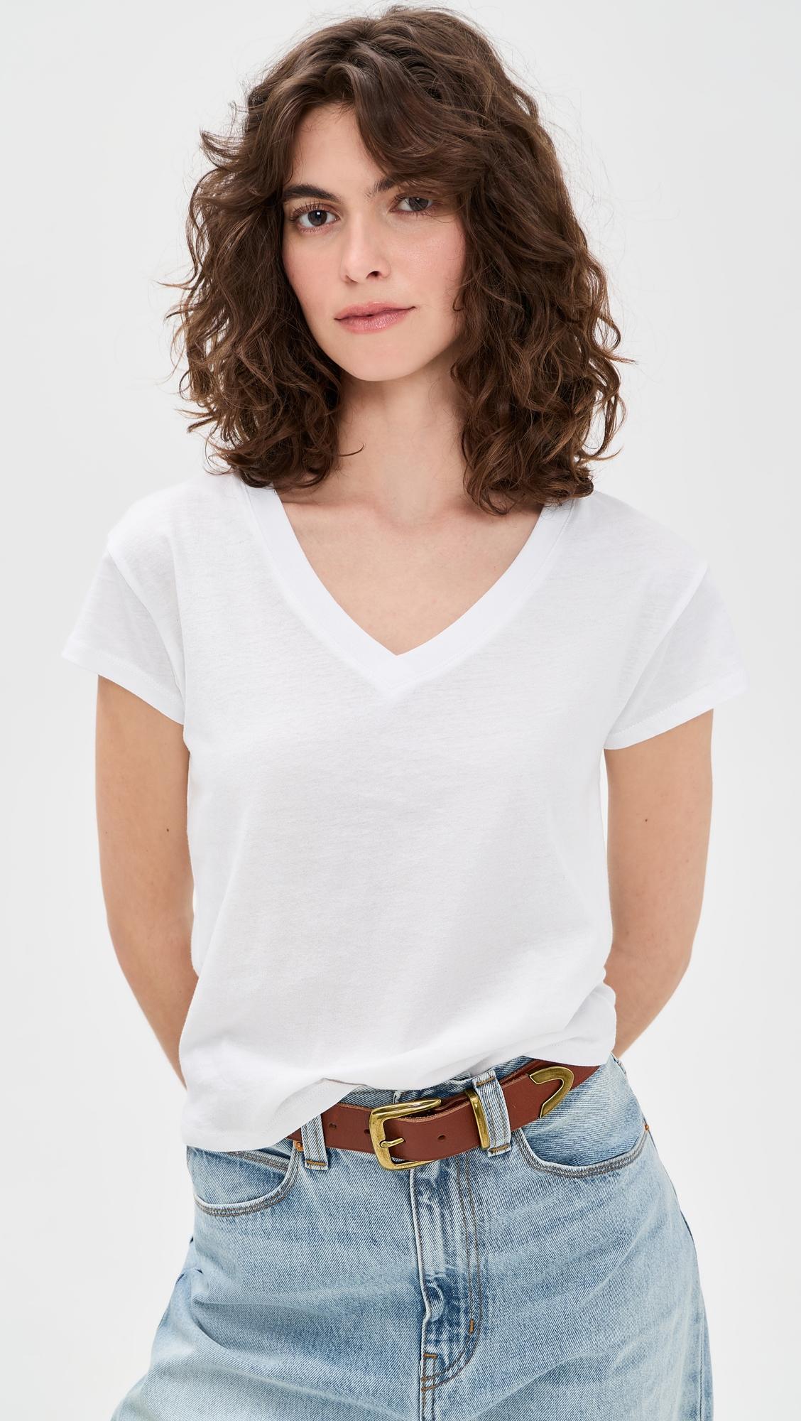 modern v neck tee