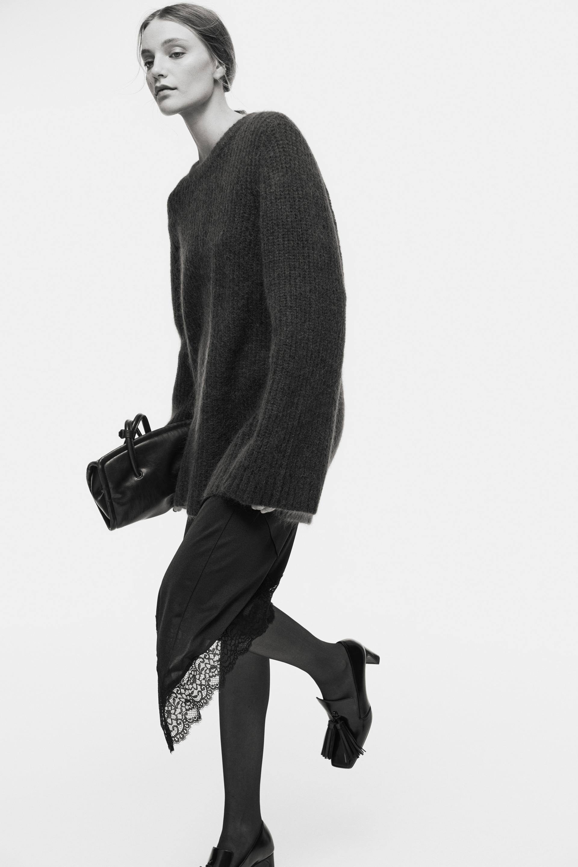 mohair-blend sweater