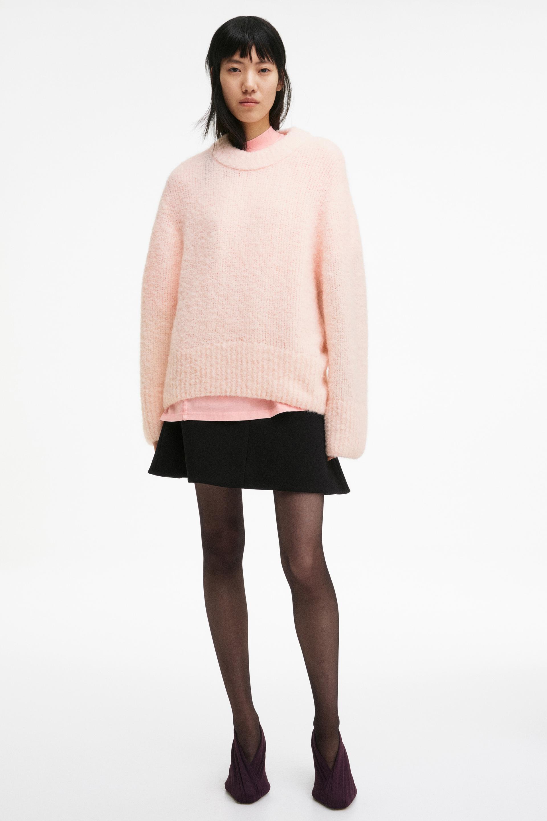 mohair-blend sweater