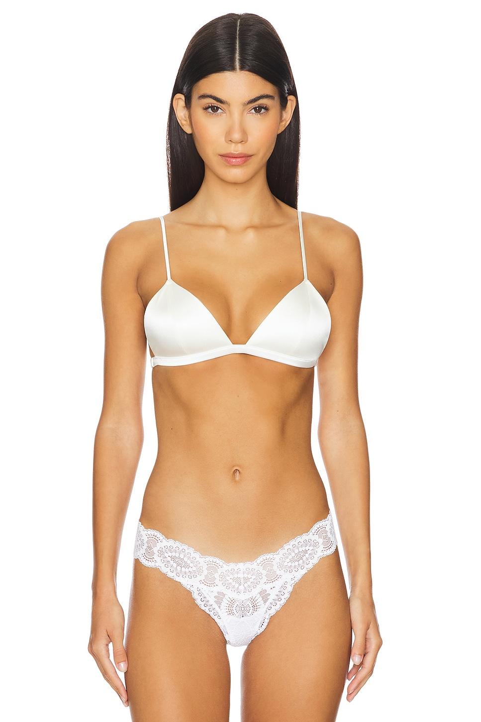 molded luxe triangle bra