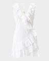 molly ruffle mini dress