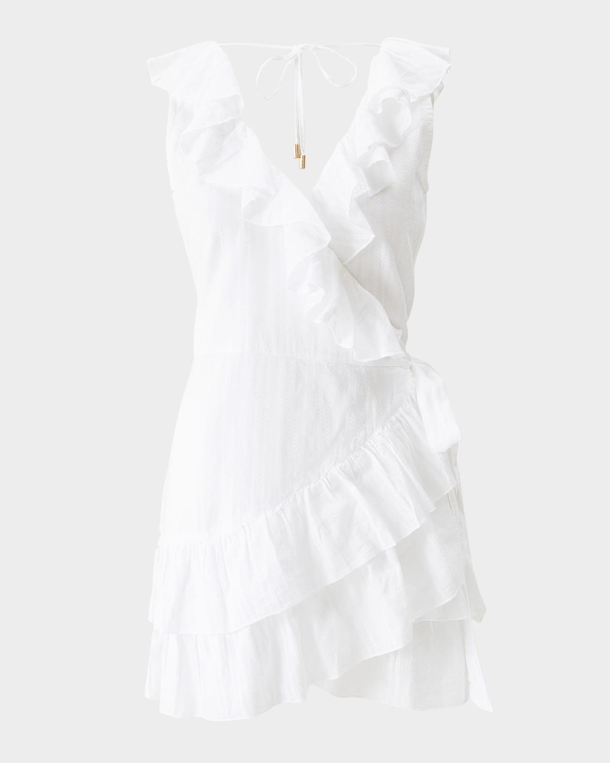 molly ruffle mini dress