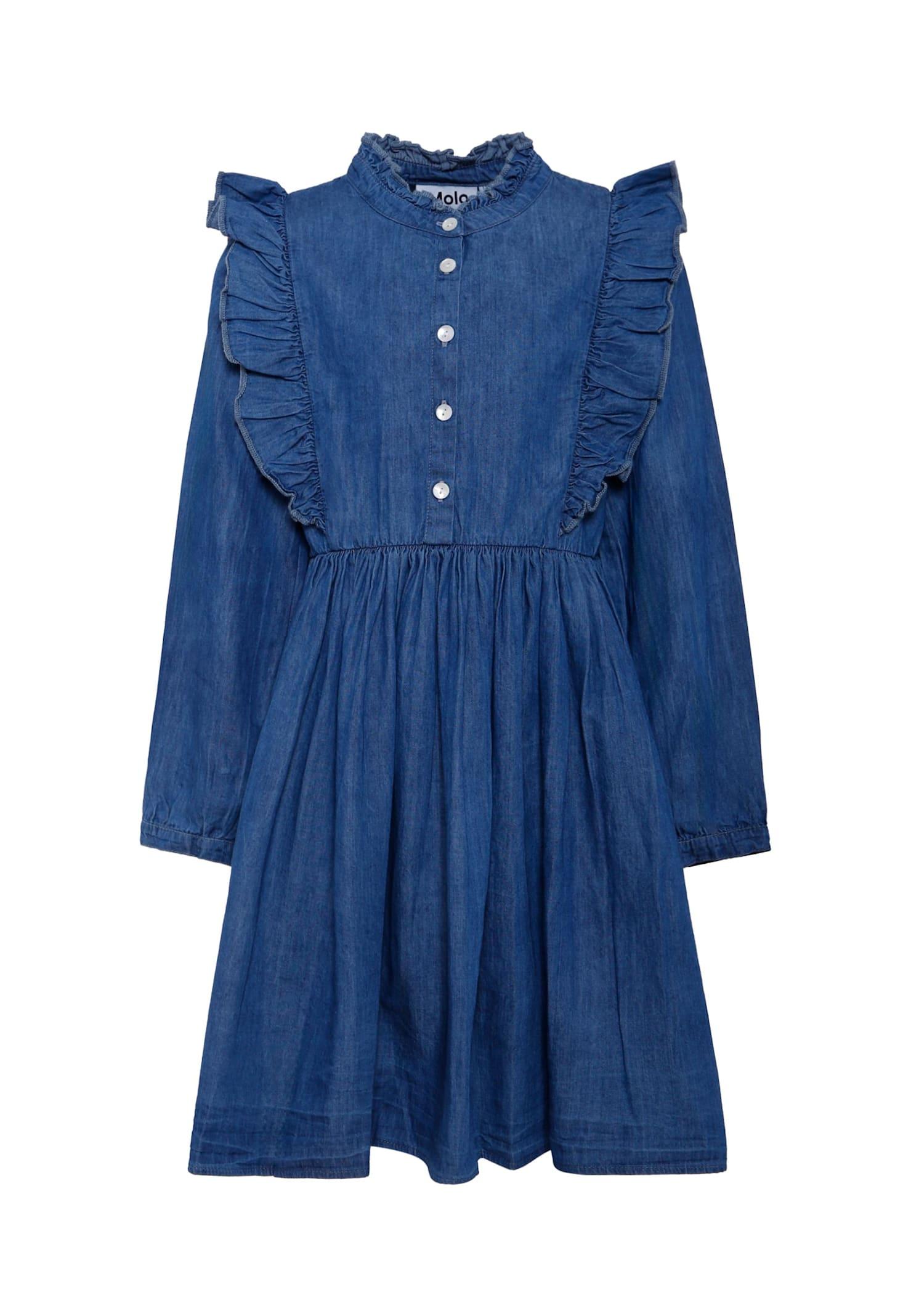 molo denim dress for girl