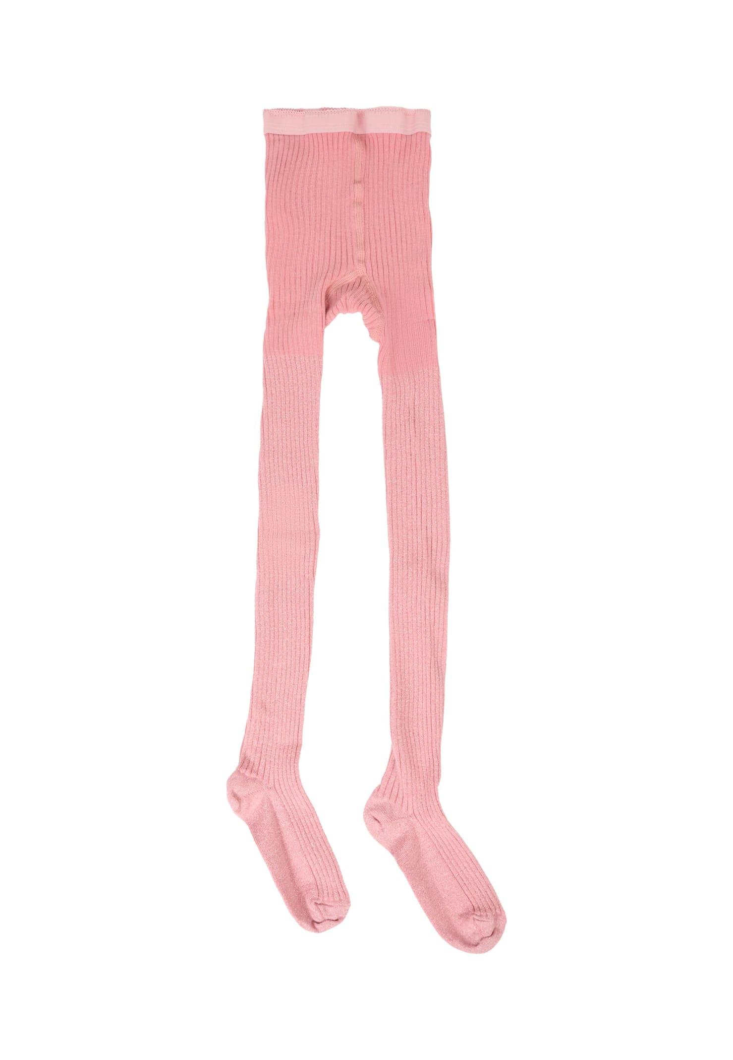 molo pink tights for girl