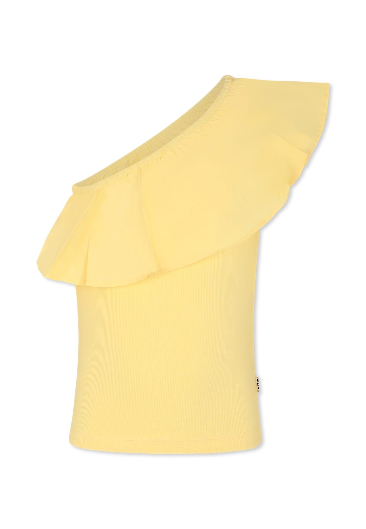 molo yellow top for girl