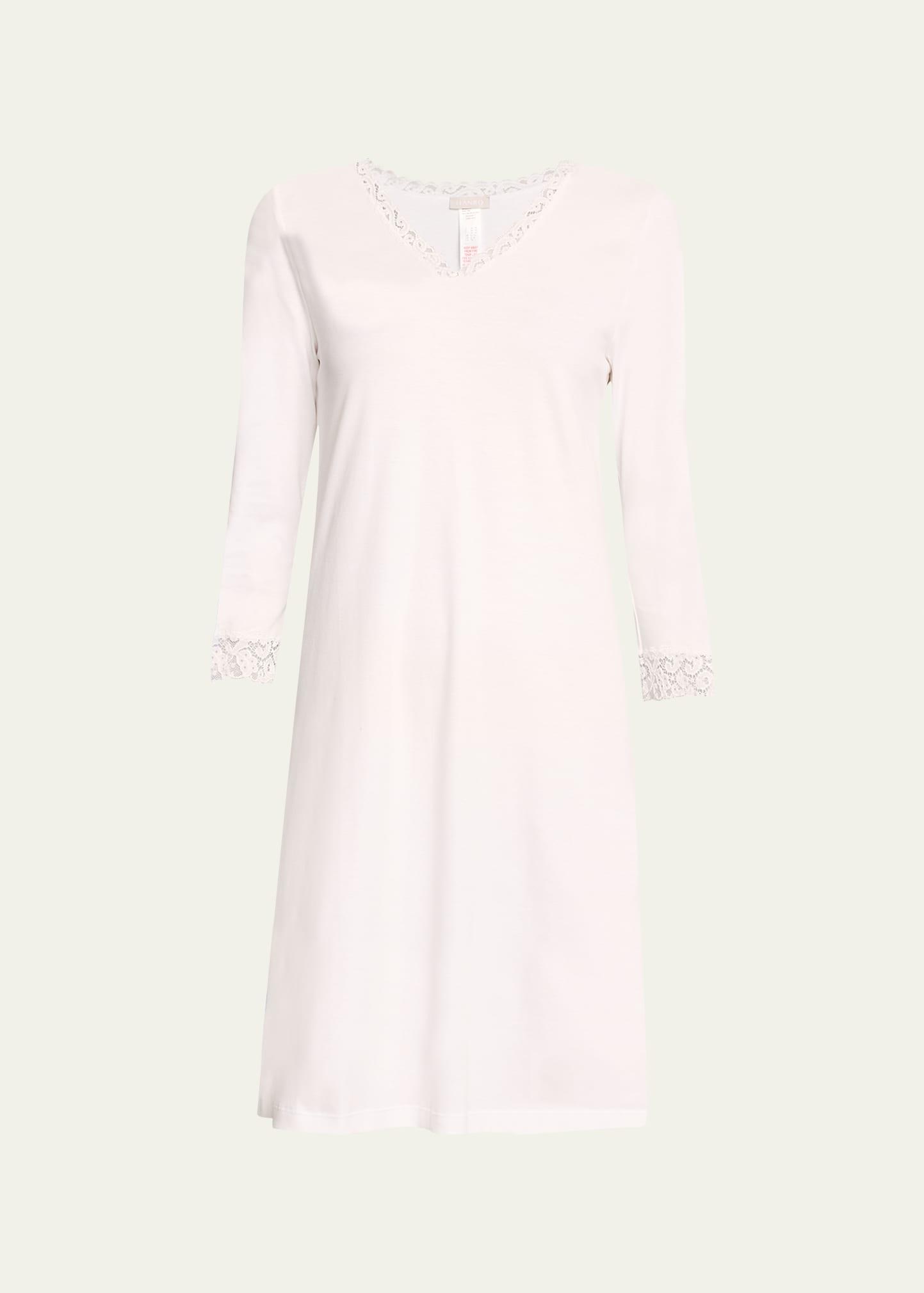 moments lace-trim cotton nightgown