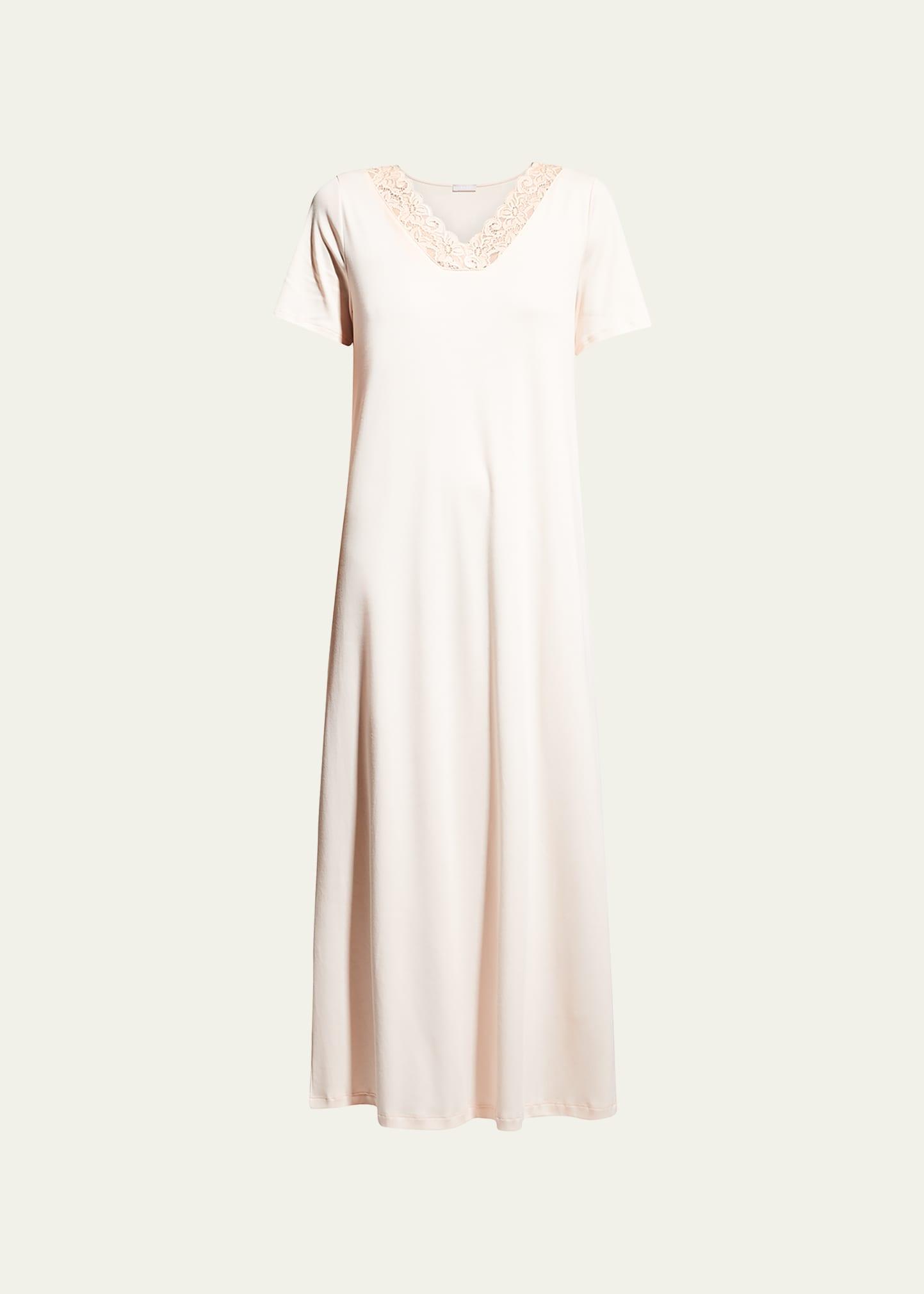 moments short-sleeve long nightgown