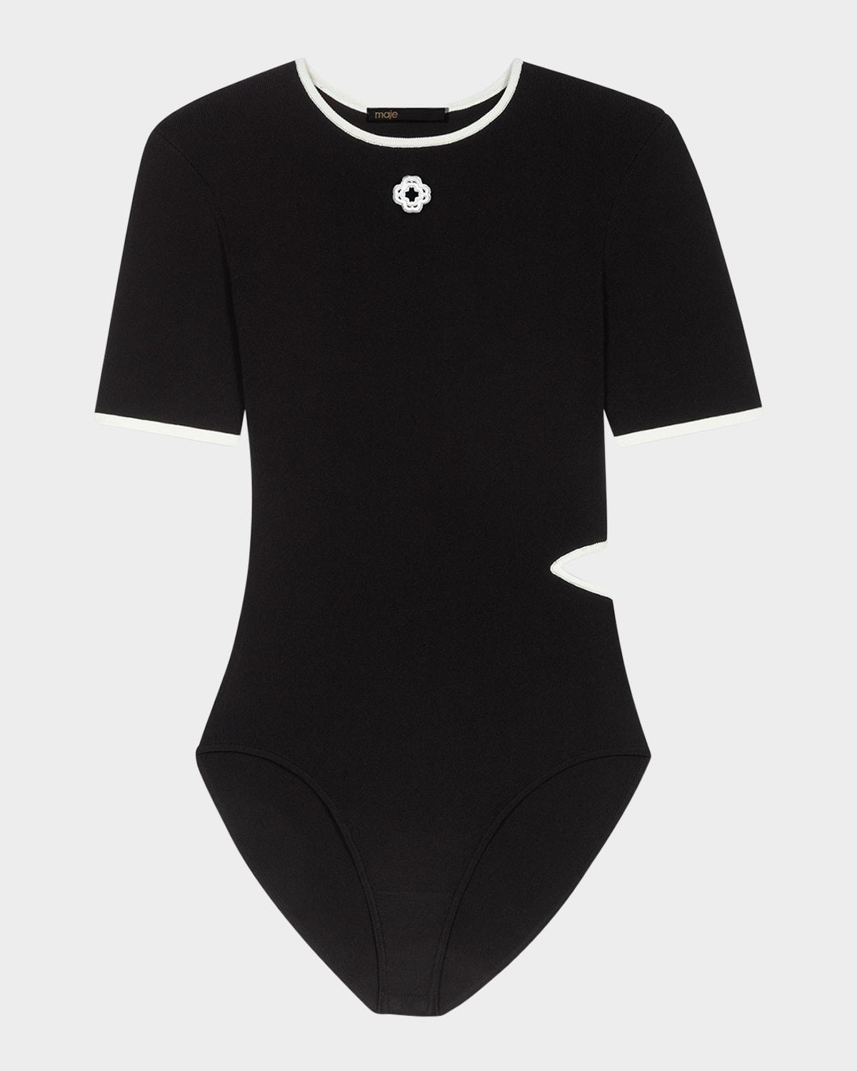 momenty stretch knit bodysuit