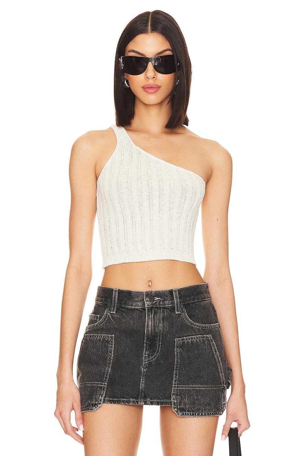 mona one shoulder top
