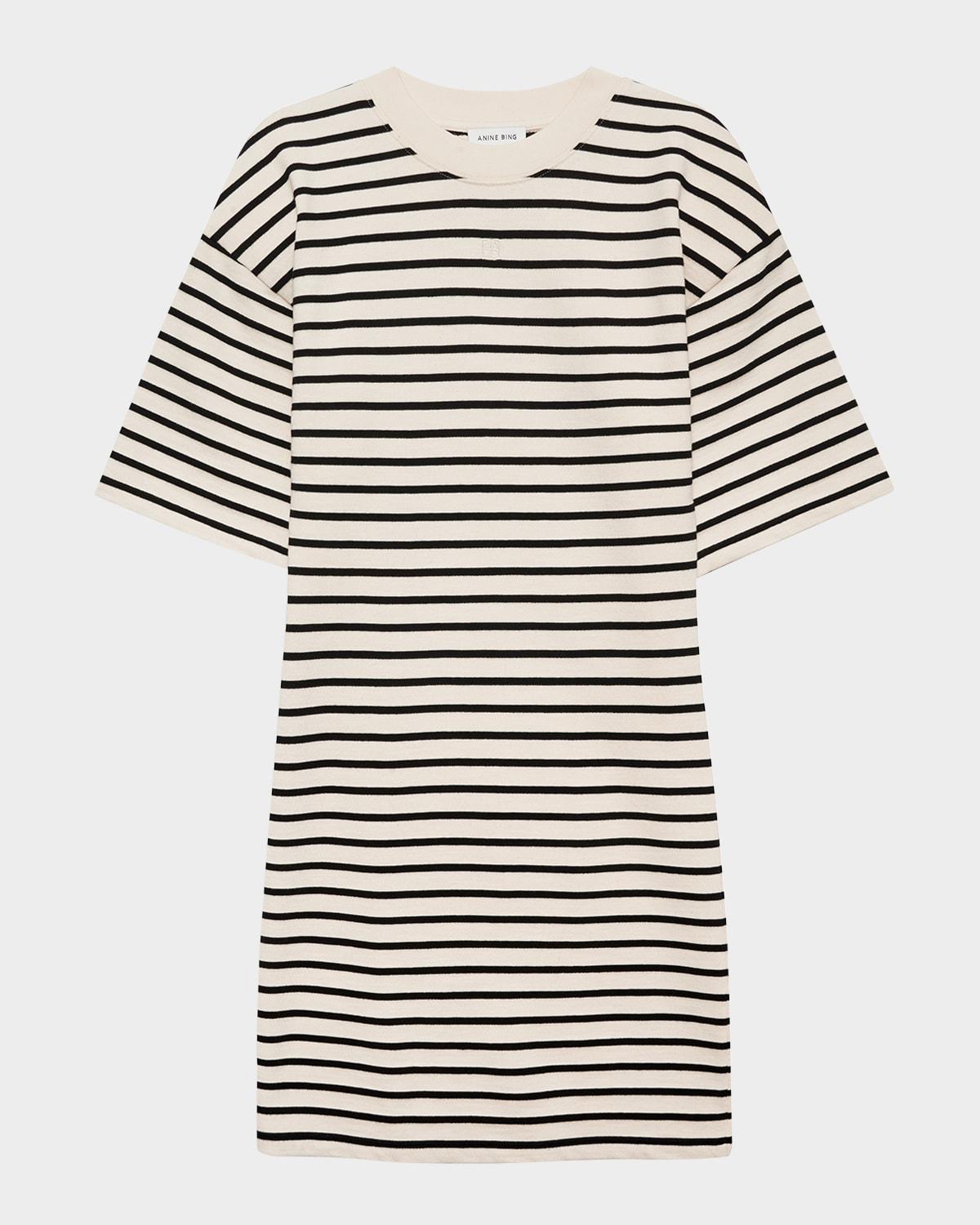 mona stripe t-shirt dress
