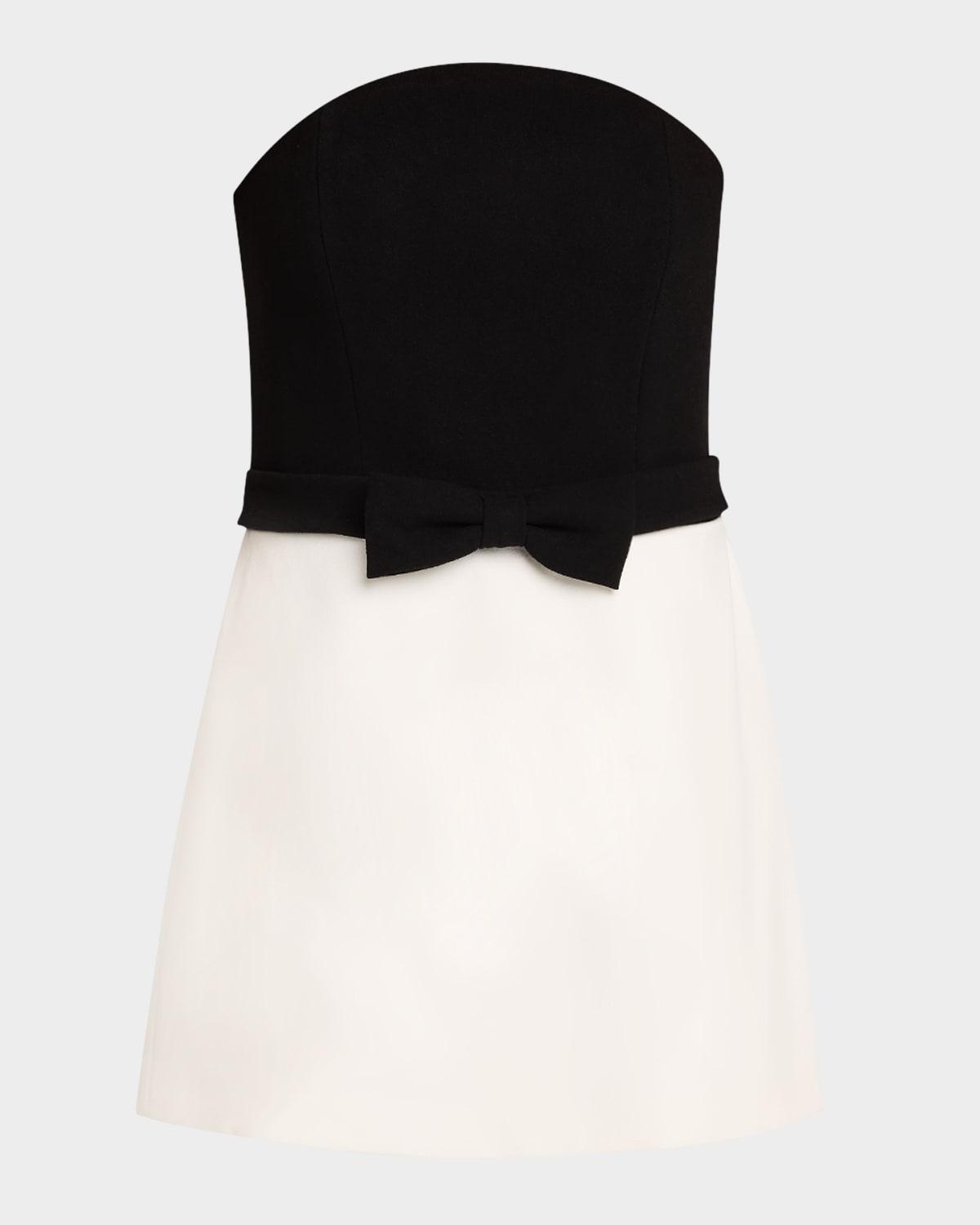 monaco strapless mini dress