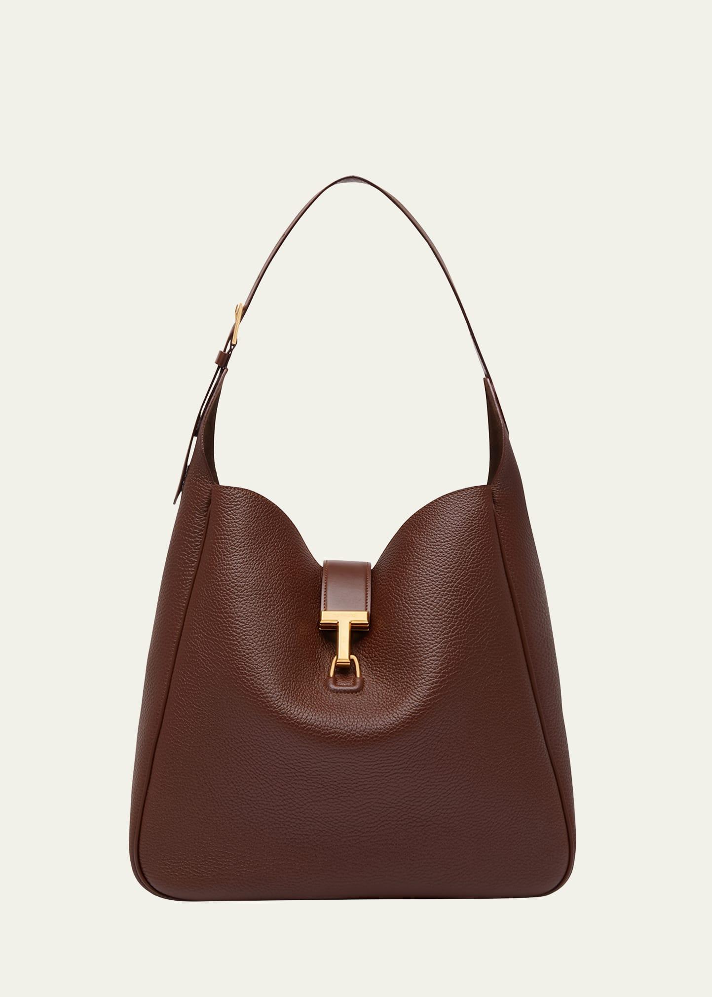 monarch large hobo bag in leather