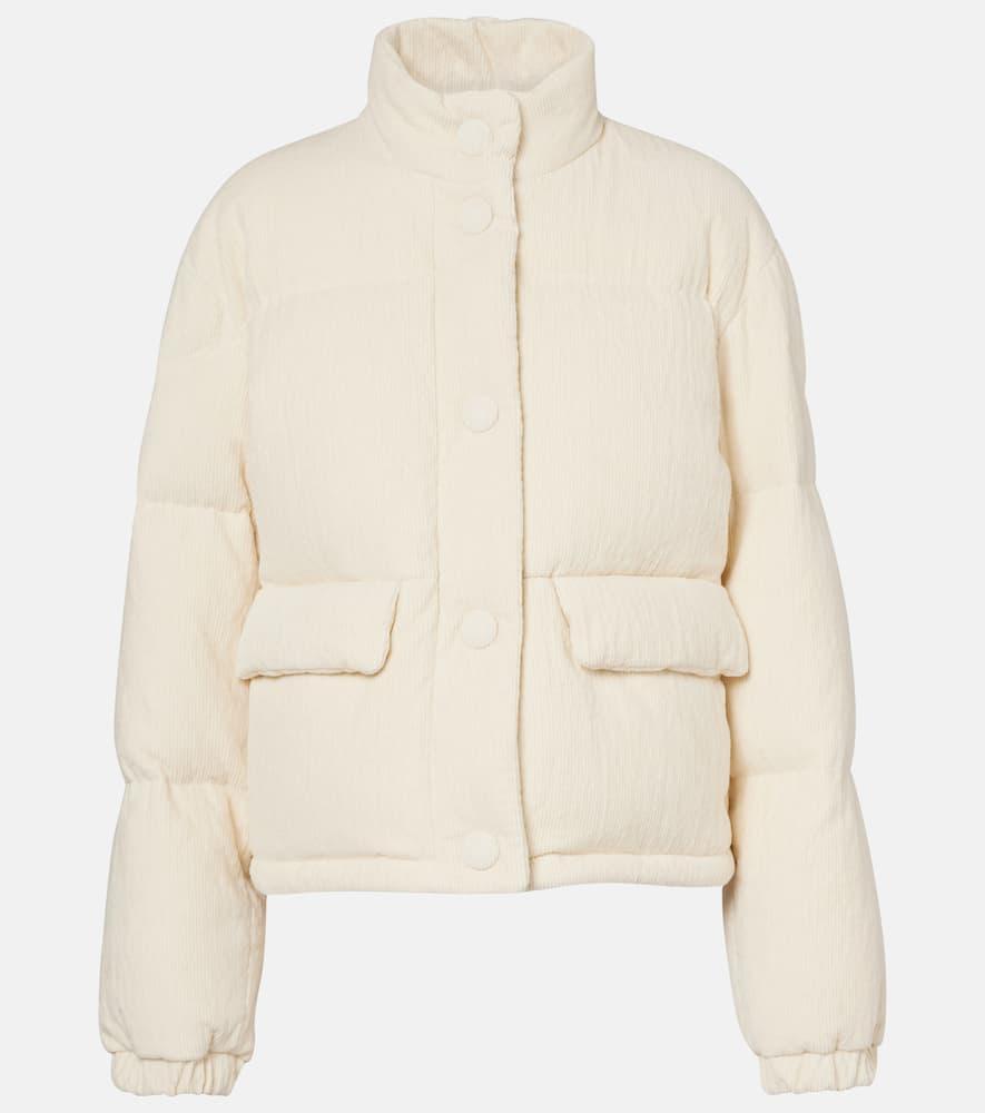 moncler aliminia cotton corduroy down jacket