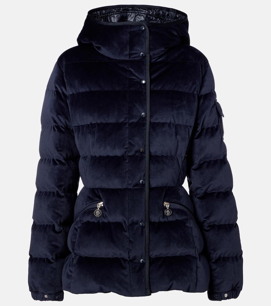 moncler barante velour twill down jacket