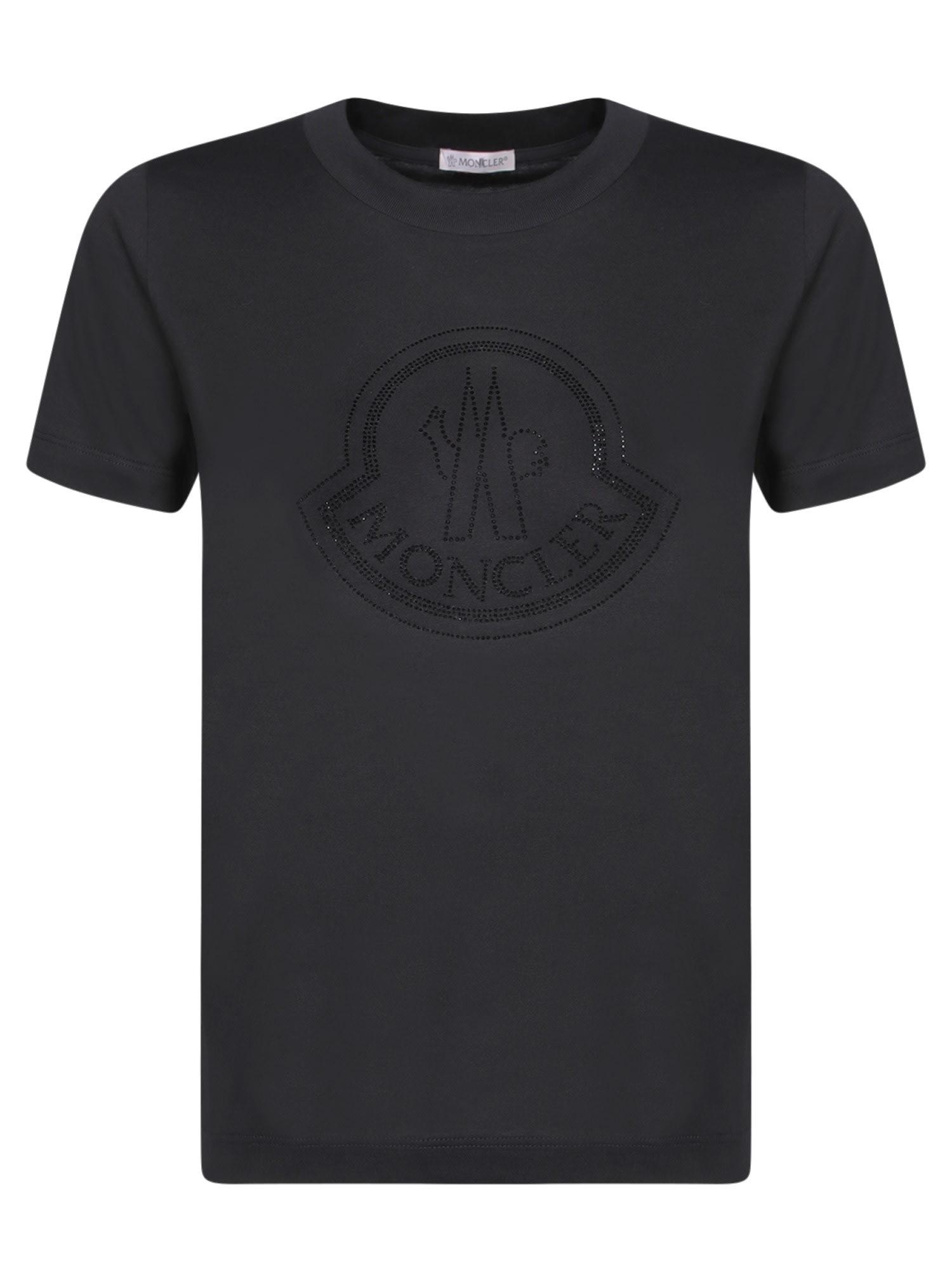 moncler black cotton t-shirt