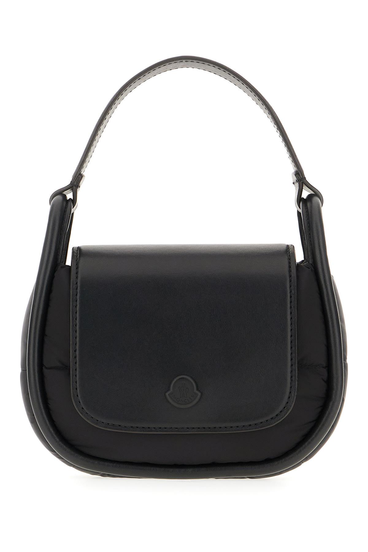 moncler black nylon mini tiarna handbag