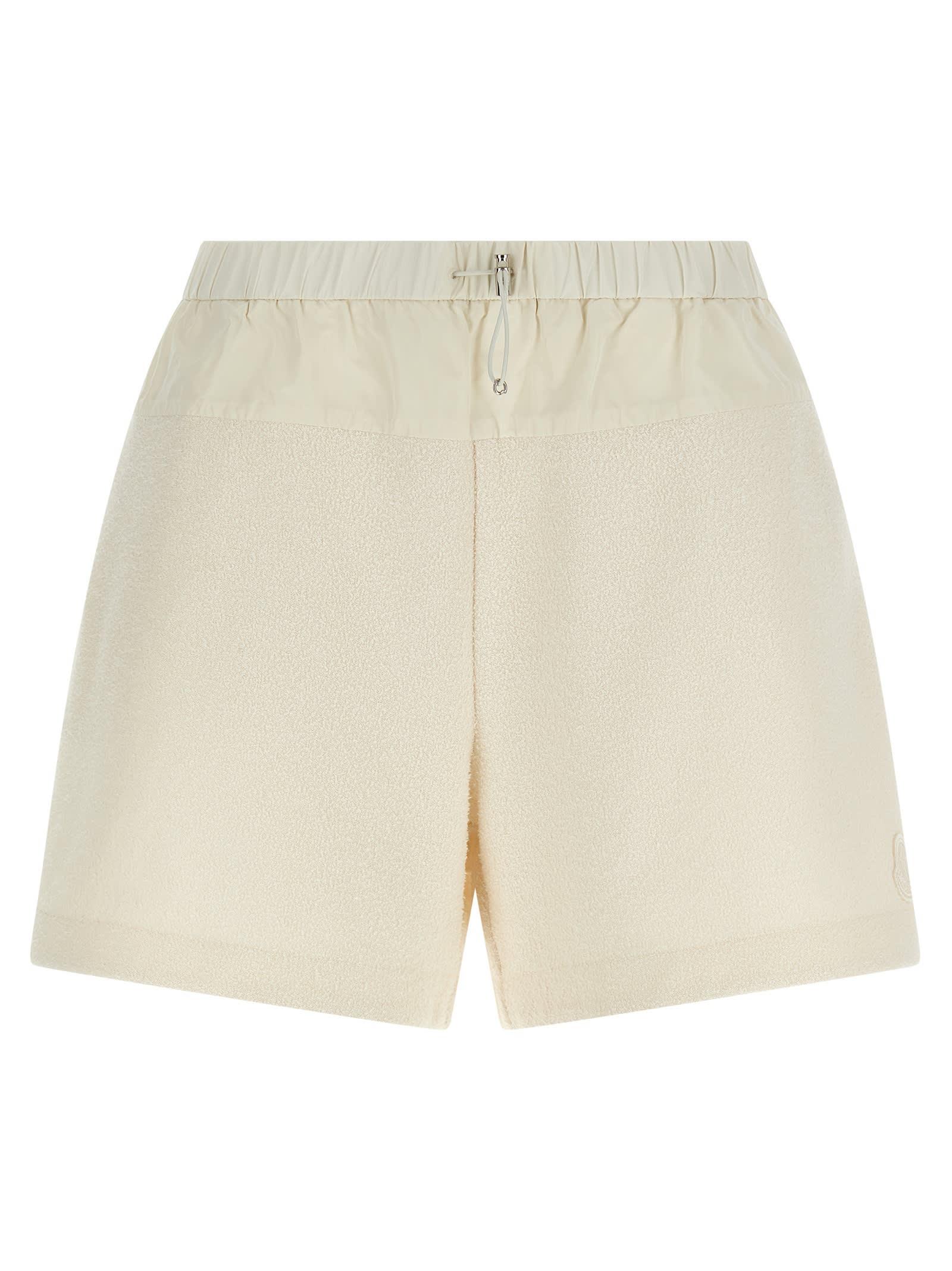 moncler bouclé shorts