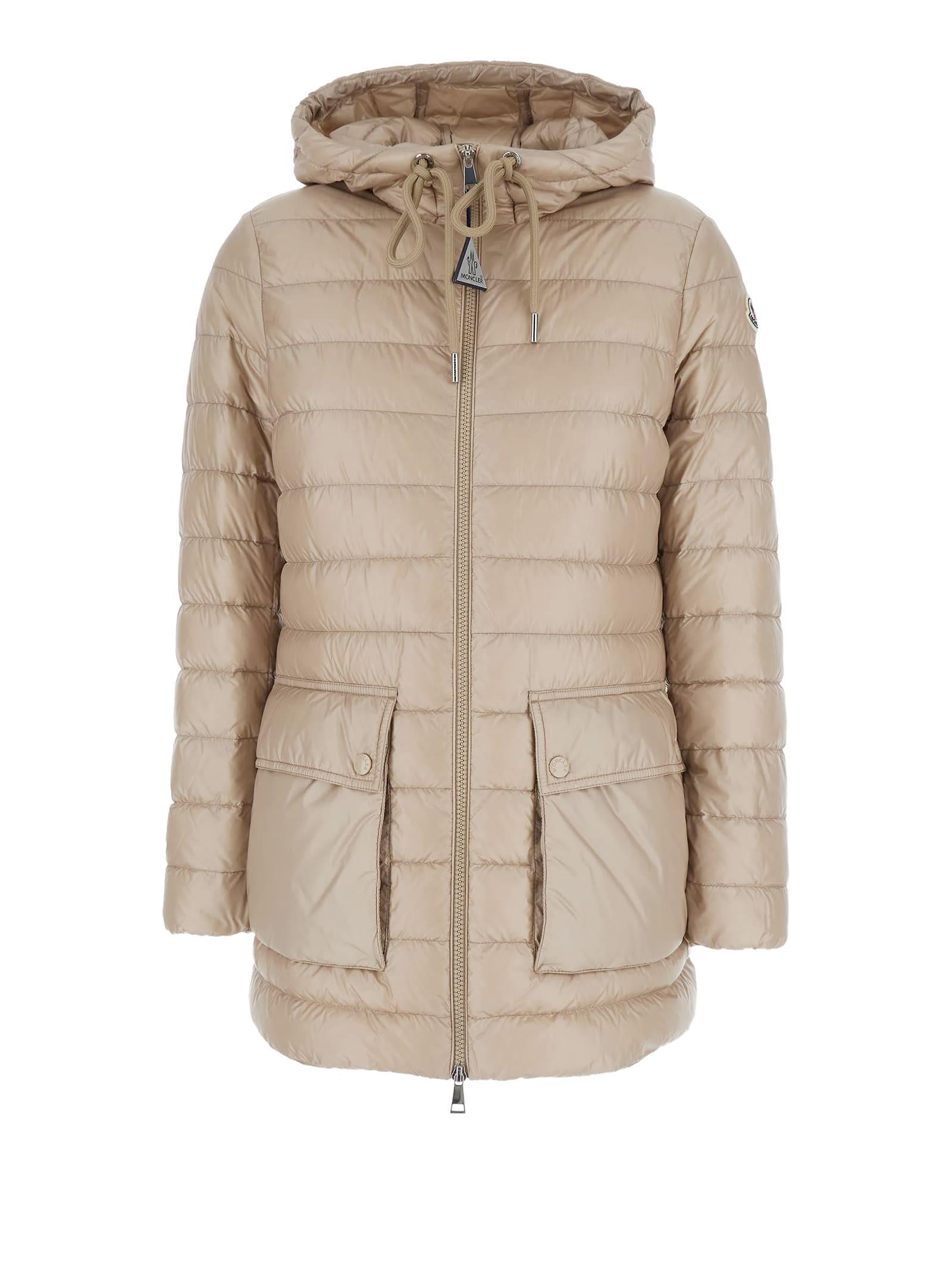 moncler coats beige