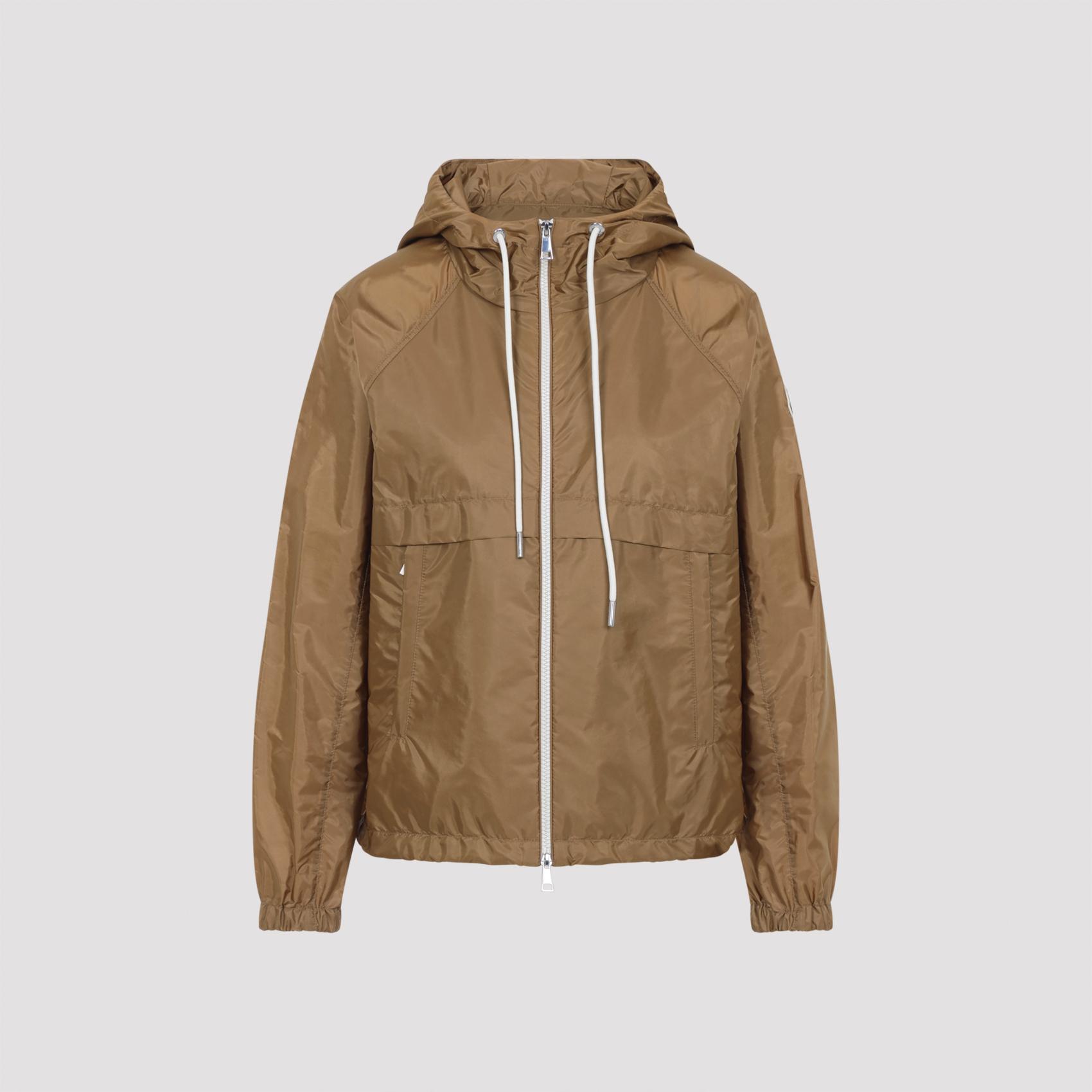 moncler coquelicot jacket nude & neutrals polyamide wintercoat - women
