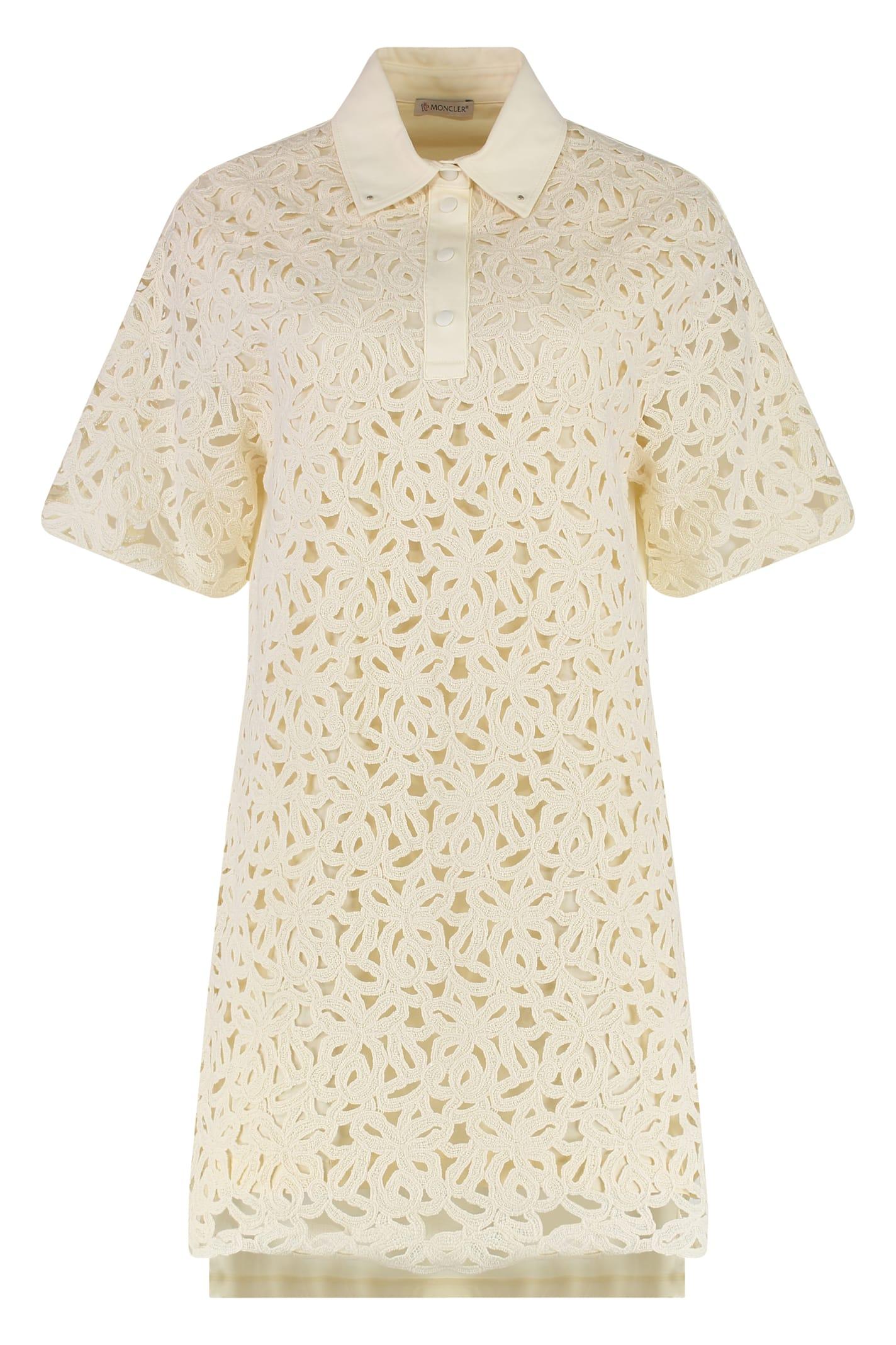 moncler cotton mini dress