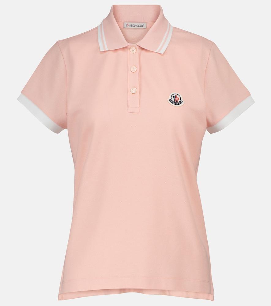 moncler cotton piqué polo shirt