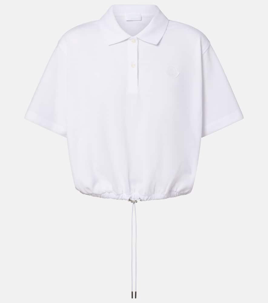moncler cotton piqué polo shirt