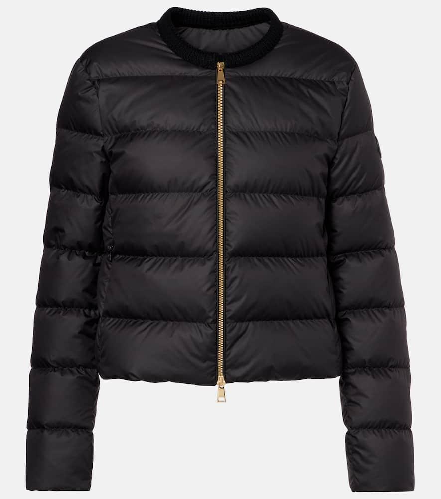 moncler cropped down jacket