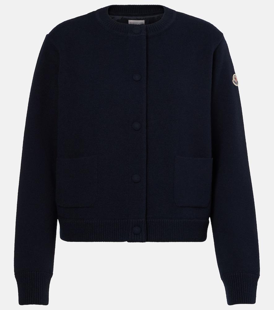 moncler down cardigan