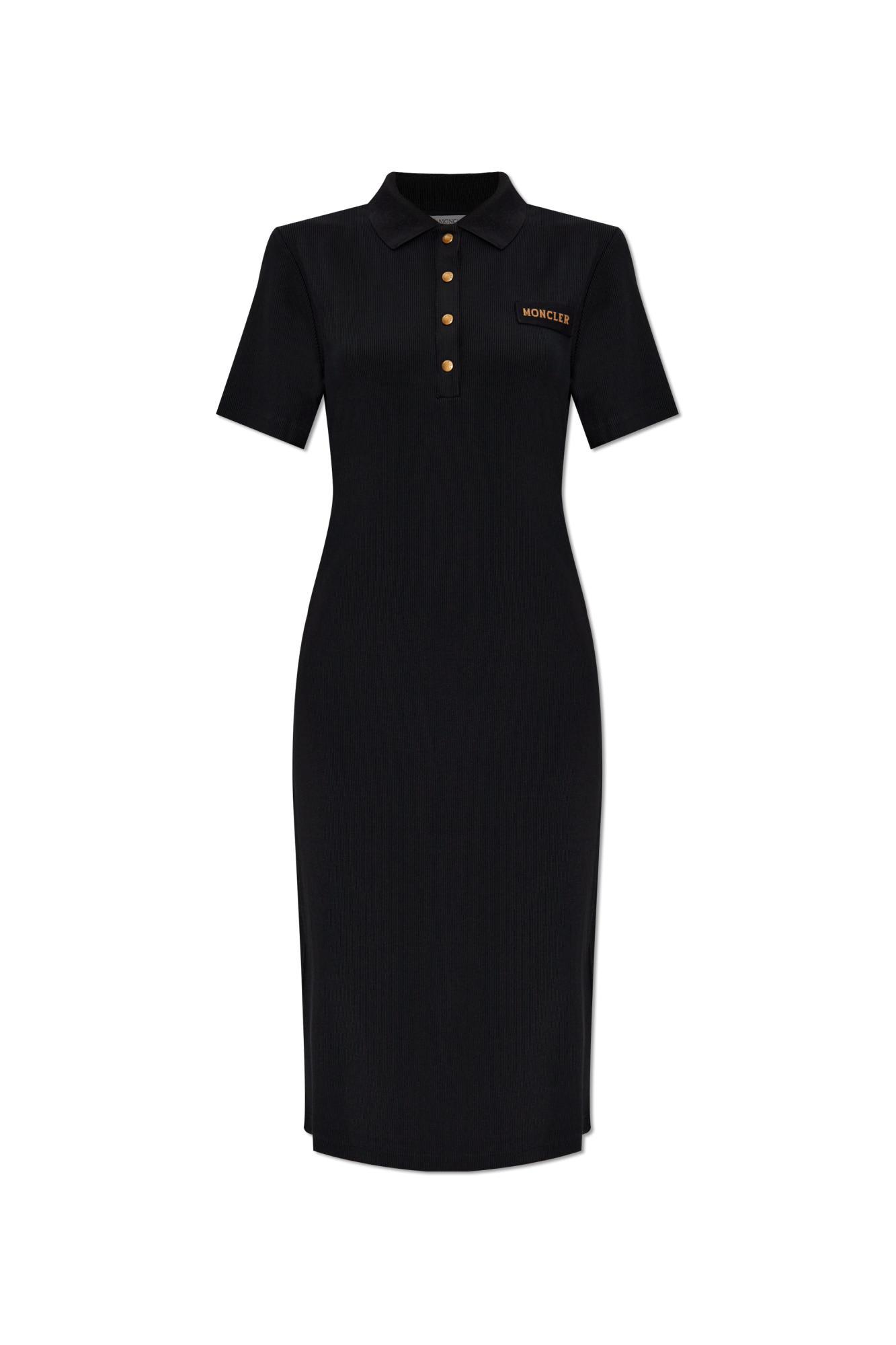 moncler dress with logo patch