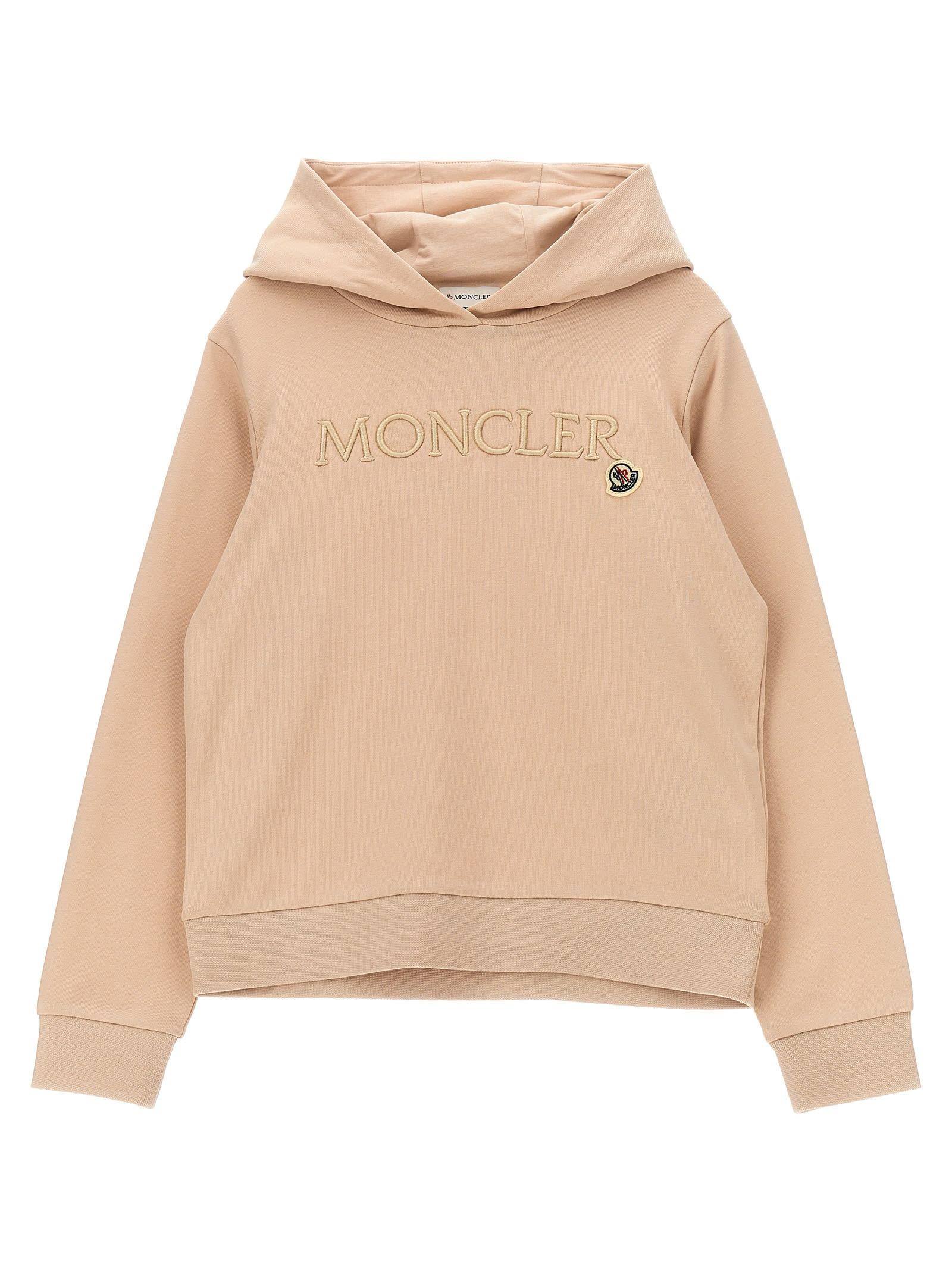 moncler embroidered hoodie