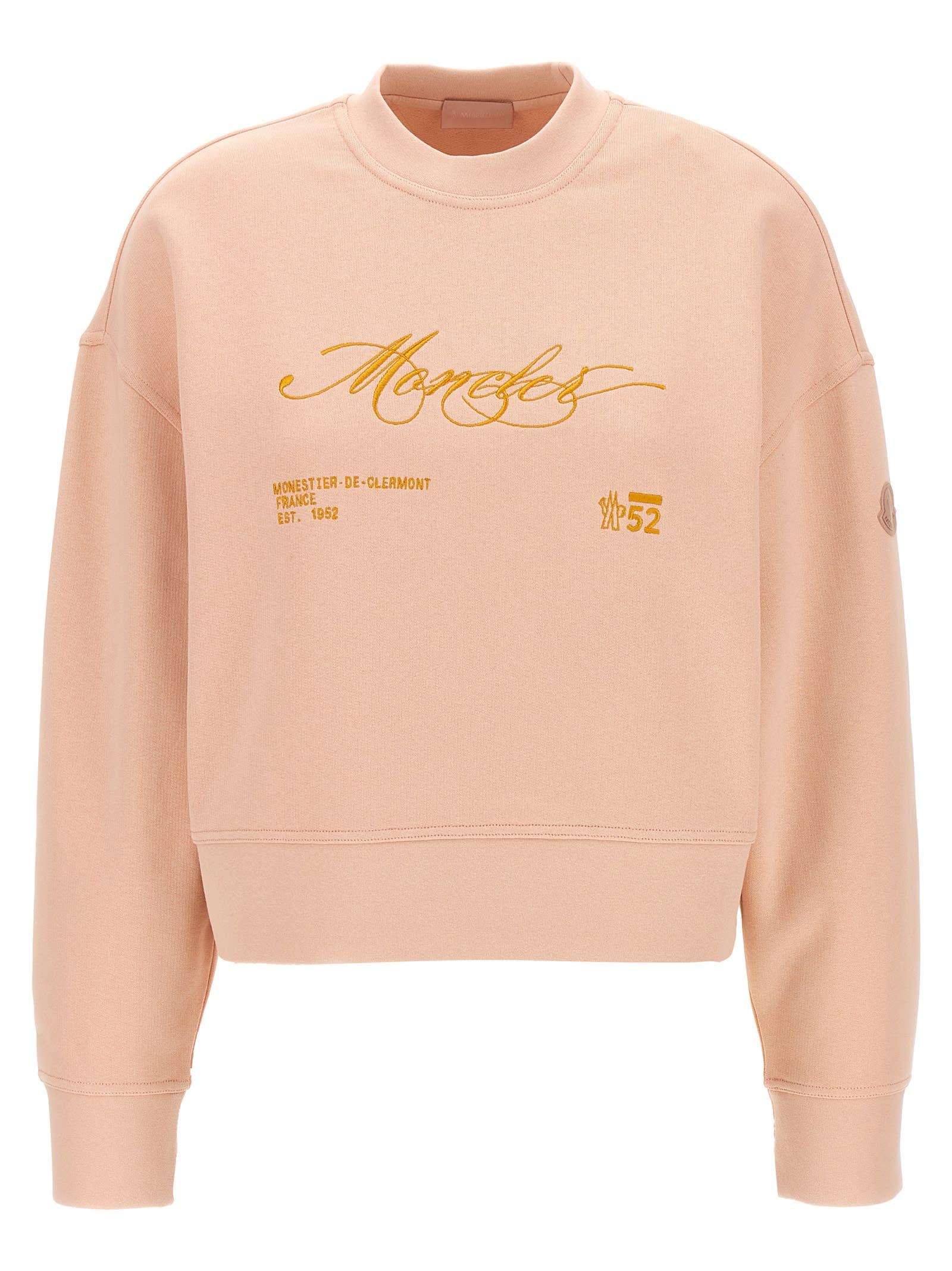moncler embroidery sweatshirt