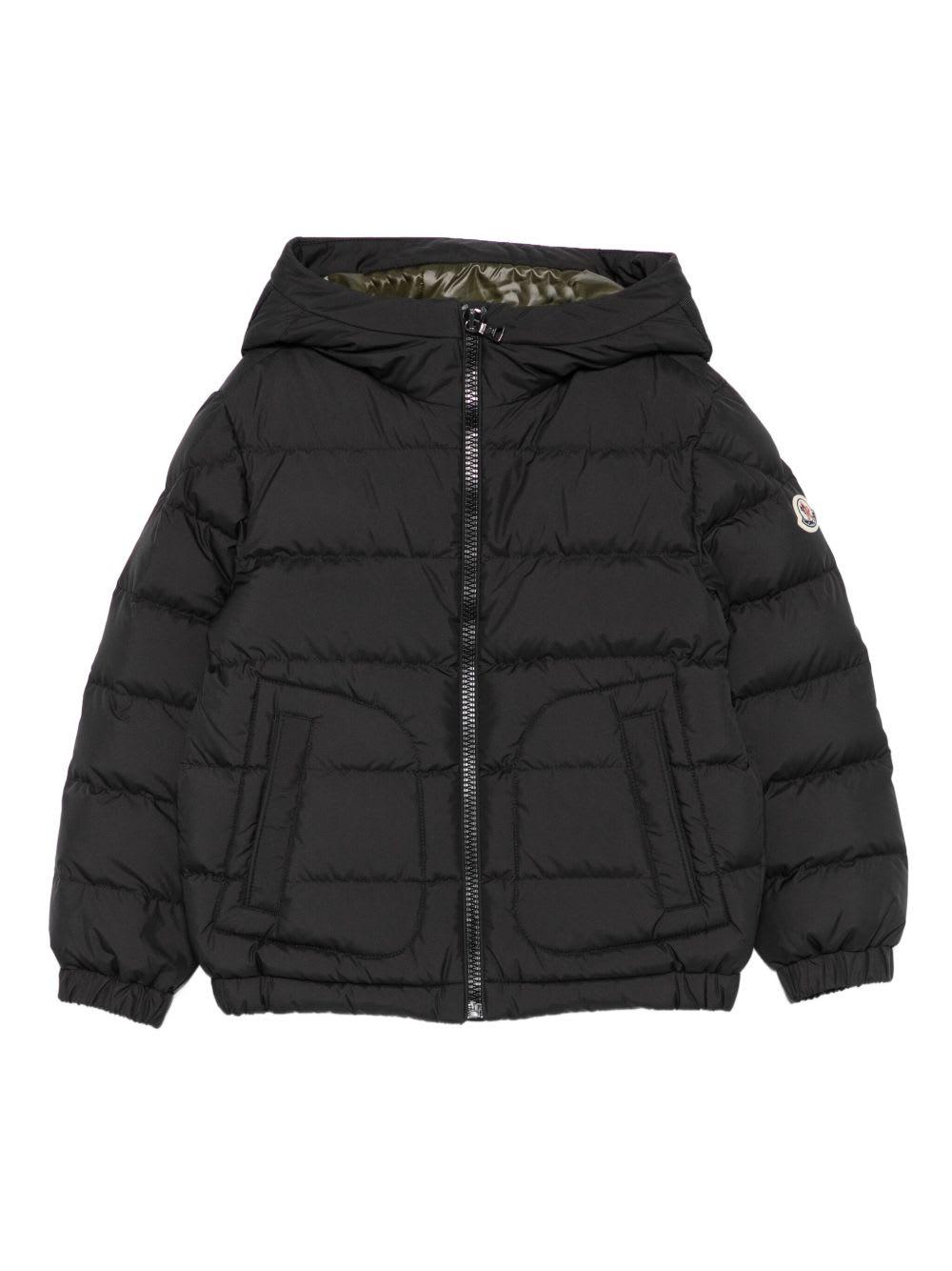 moncler enfant black down jacket