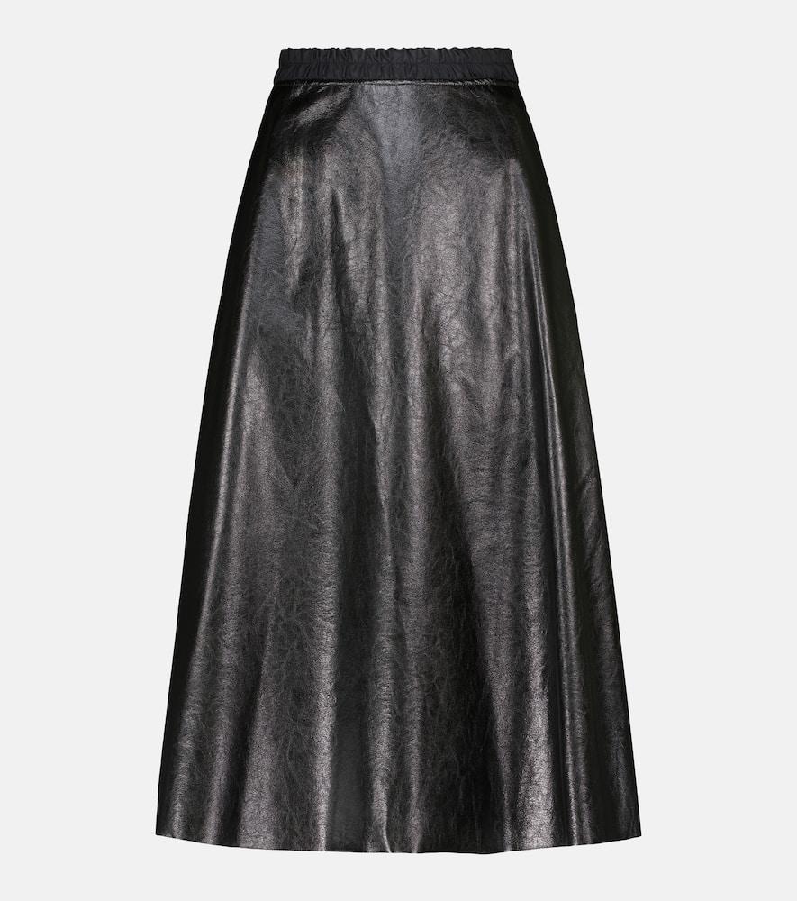 moncler faux midi skirt