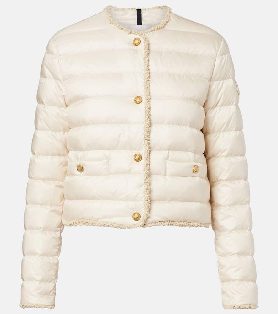 moncler fleurs quilted down jacket