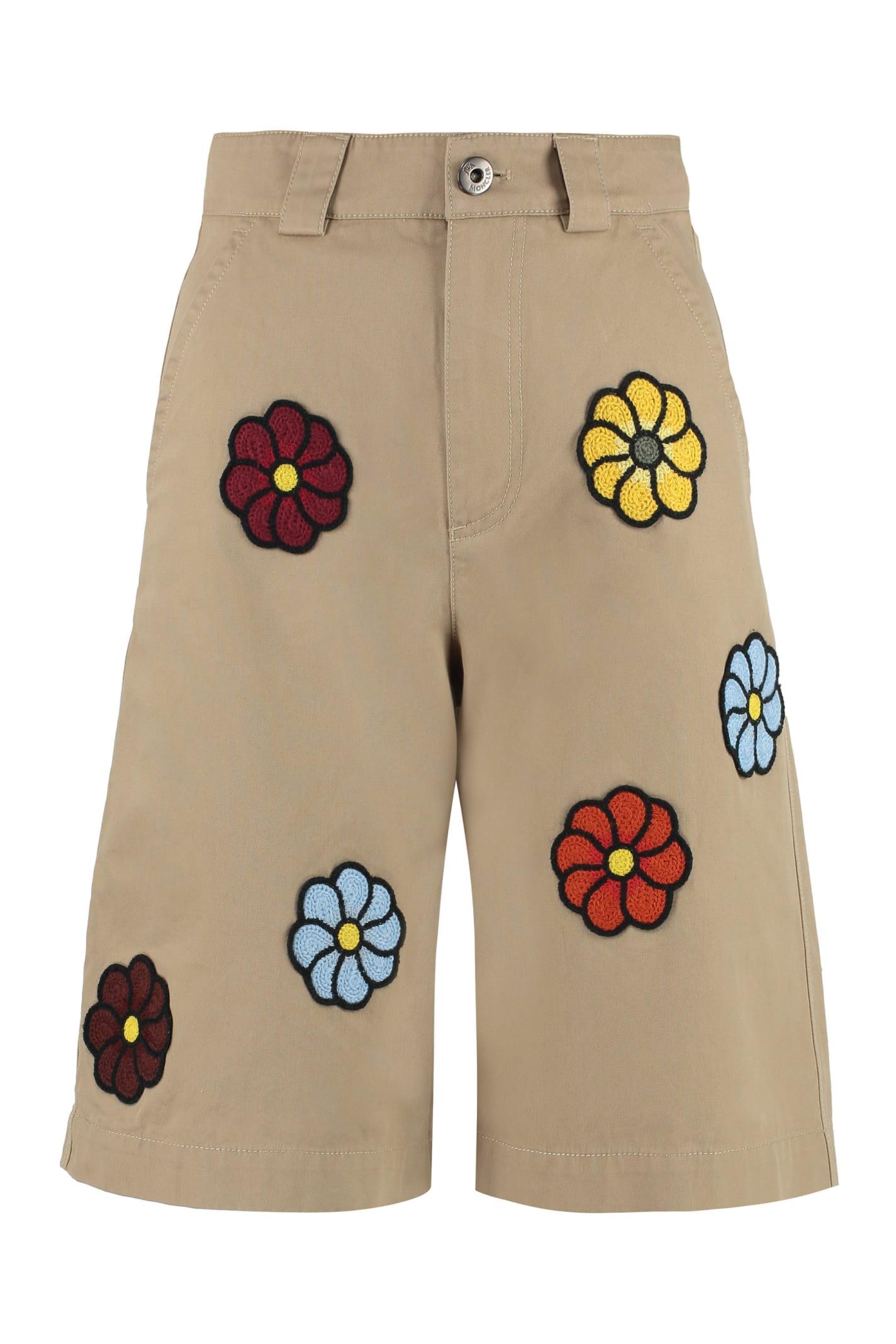 moncler genius beige jw anderson 09e bermuda shorts