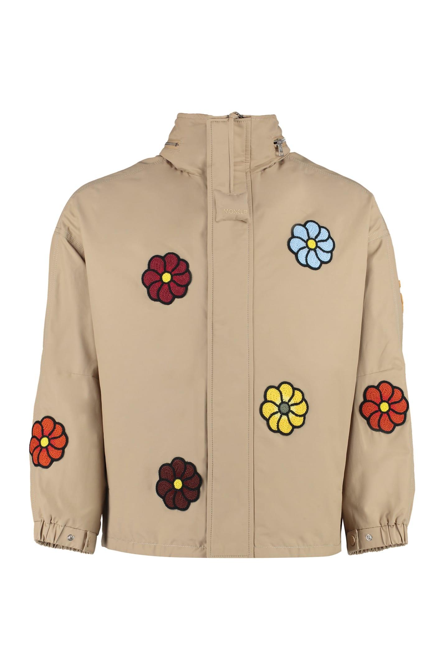 moncler genius delamont floral patches jacket