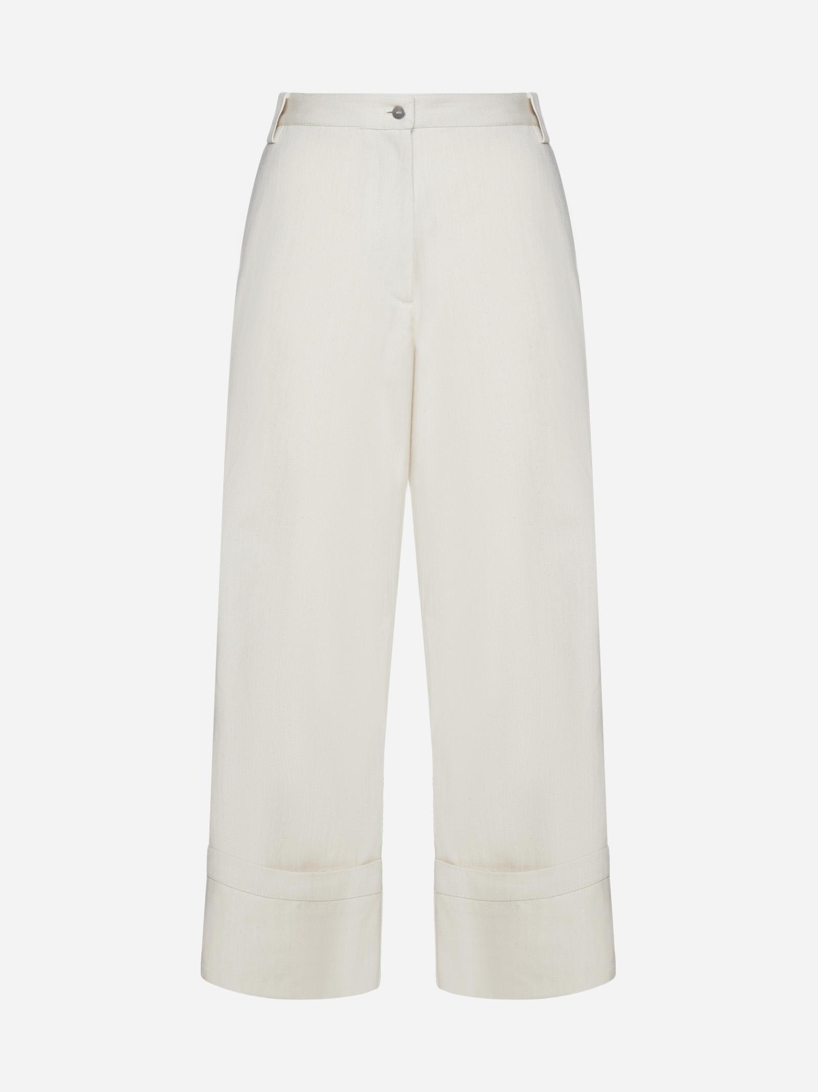 moncler genius flared cropped jeans
