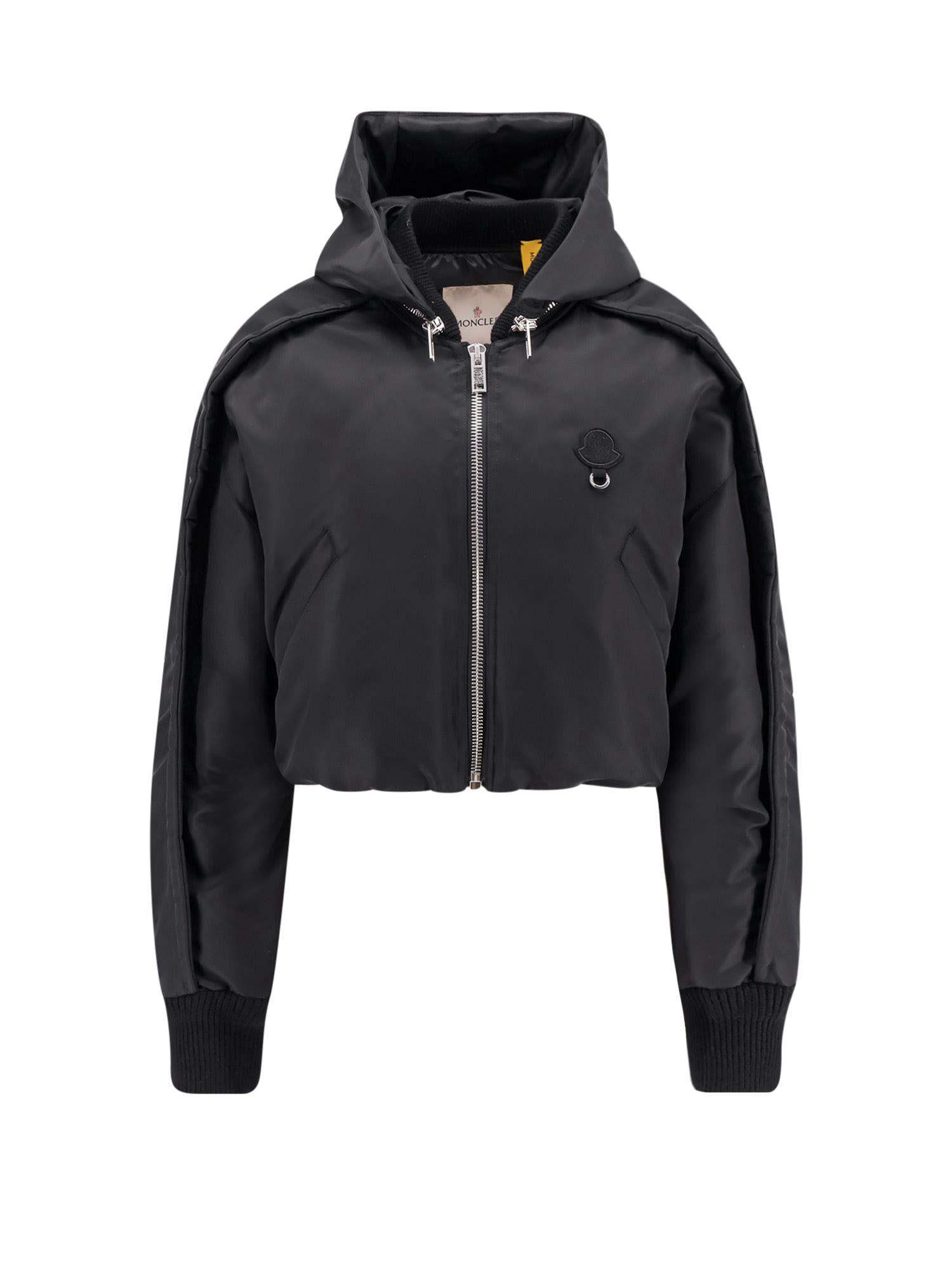 moncler genius malek 6 moncler willow smith jacket with logo patch and iconic metal detail