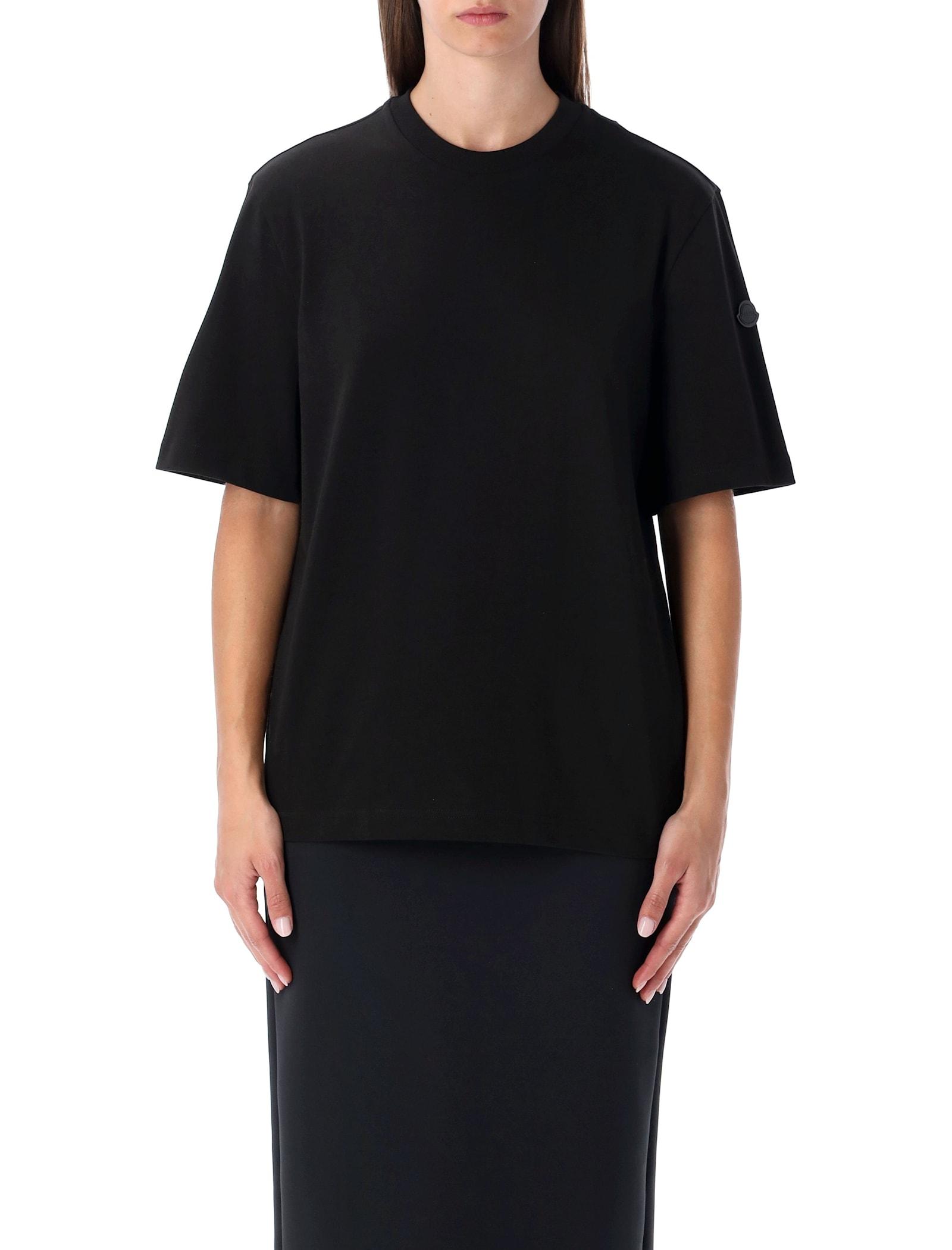 moncler genius moncler x edward enninful black cotton t-shirt