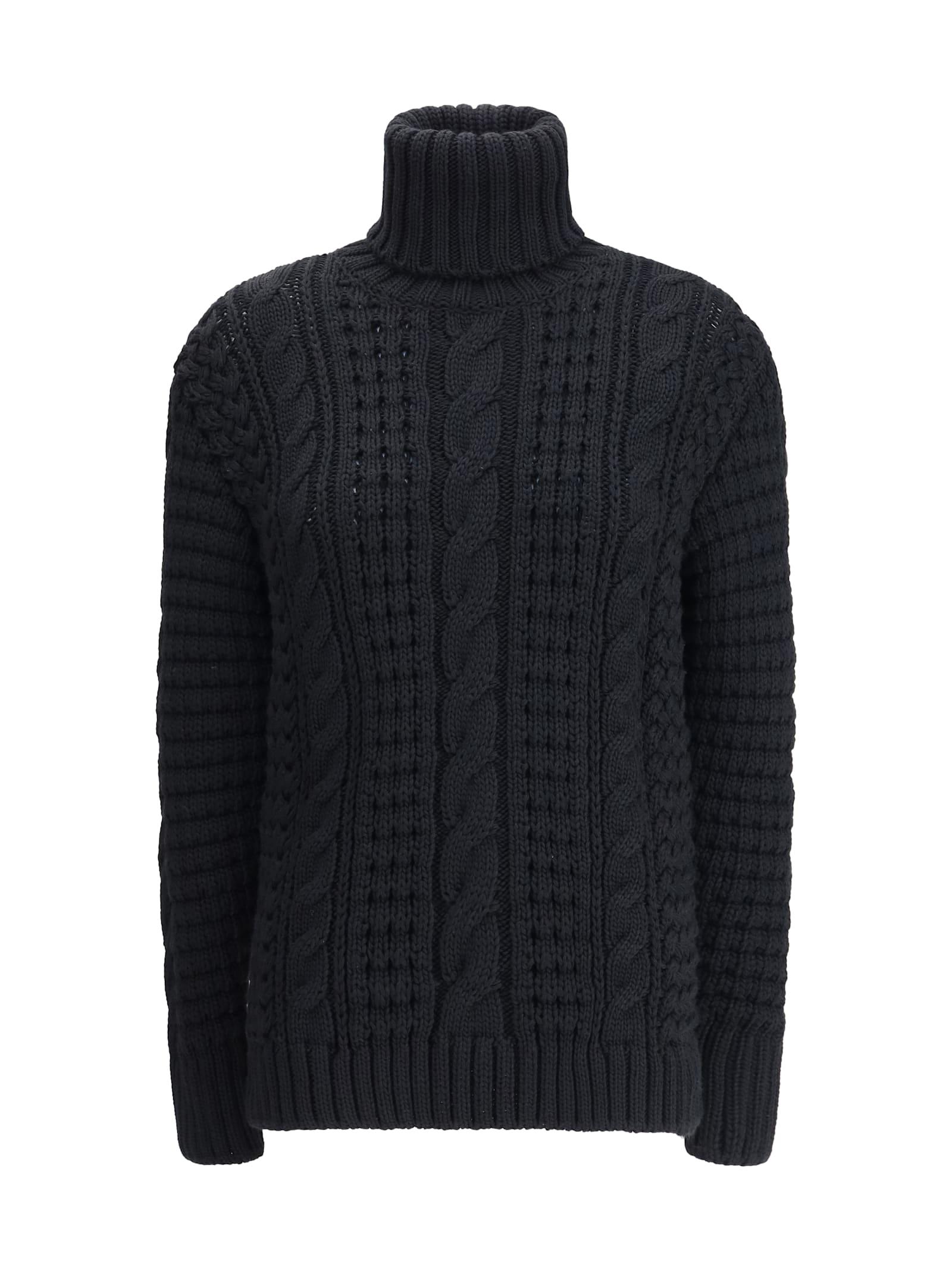 moncler genius turtleneck sweater by moncler x ee72 by edward enninful in merino wool