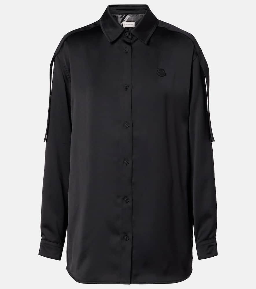 moncler genius x ee72 by edward enninful satin shirt