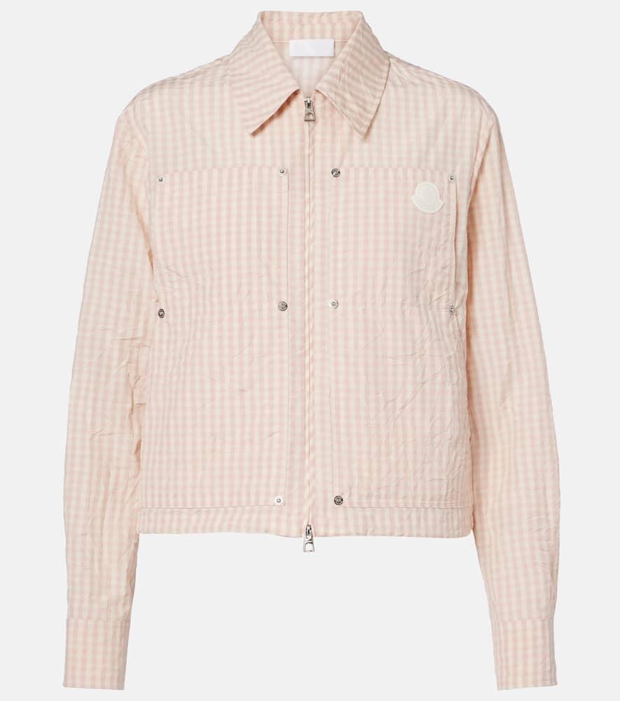 moncler gingham cotton