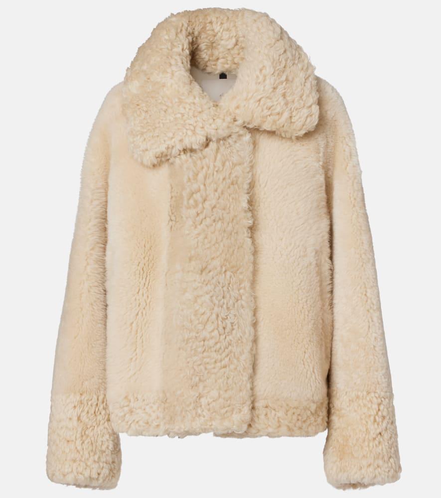 moncler gobain shearling down jacket