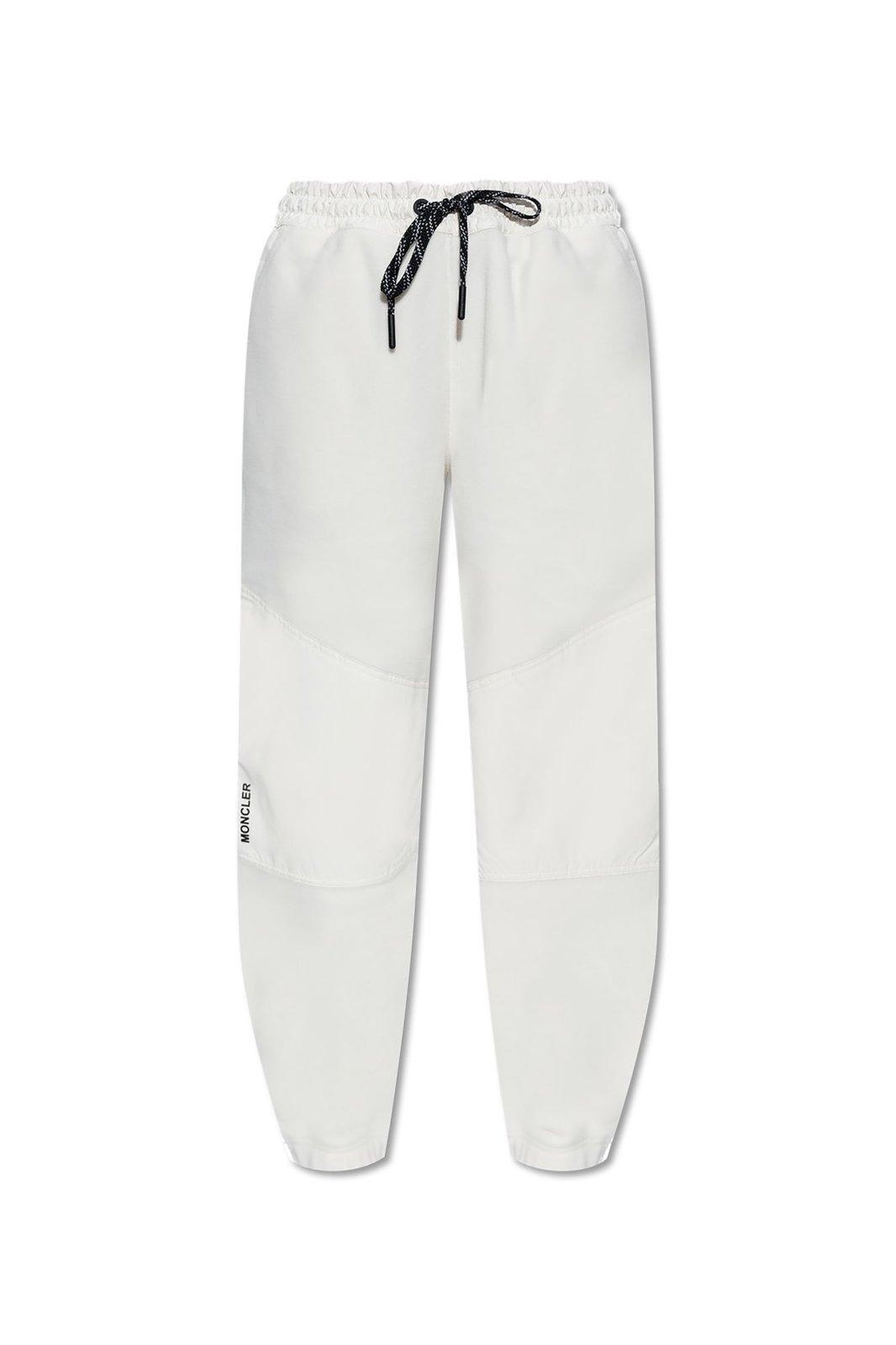 moncler grenoble apres ski panelled drawstring trousers