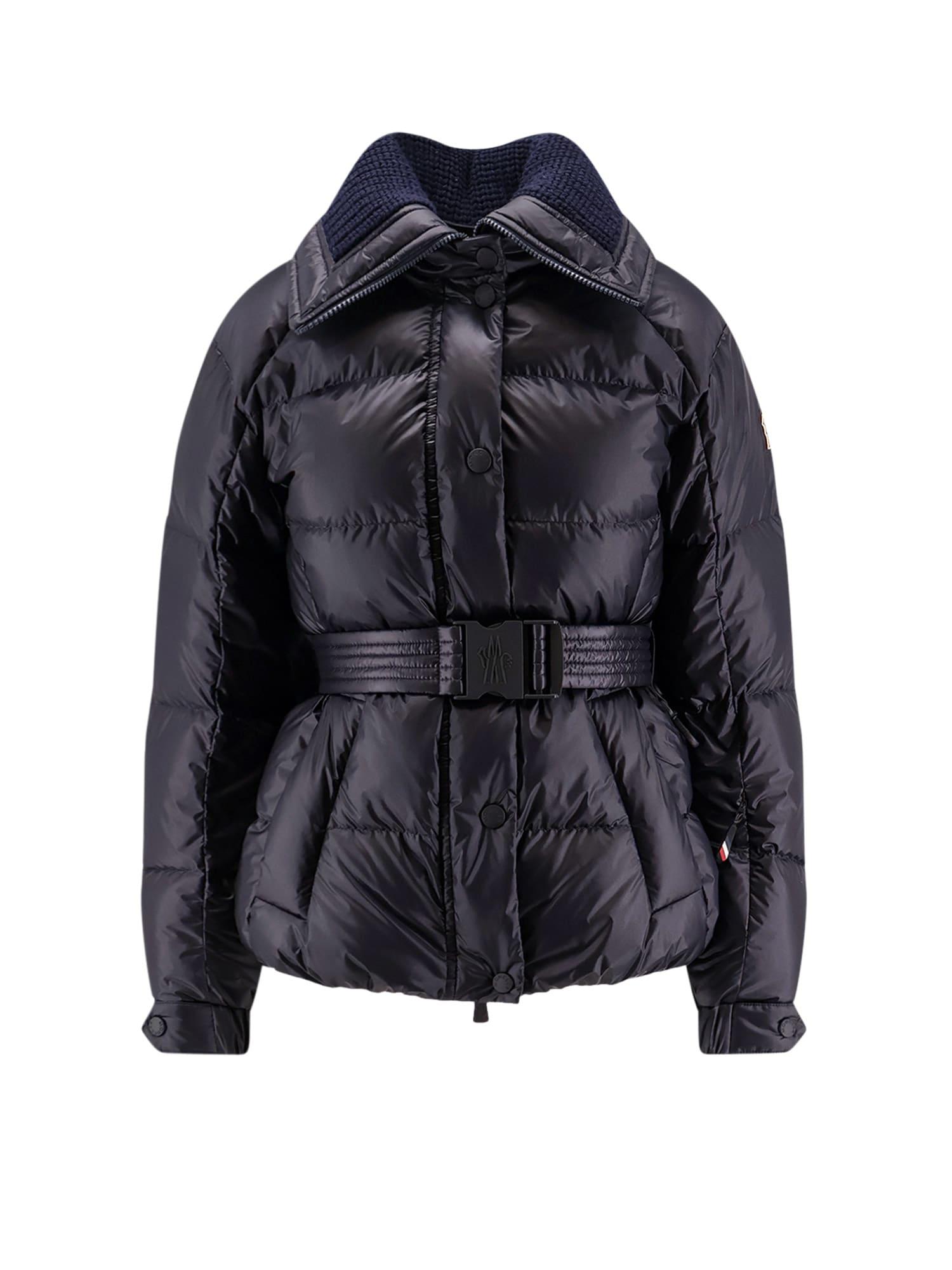 moncler grenoble bataillouse down jacket with belt