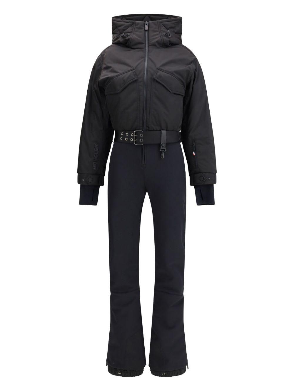 moncler grenoble beltted ski suit
