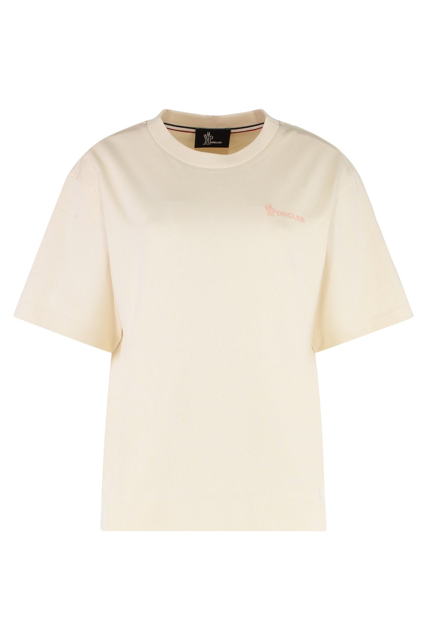 moncler grenoble cotton crew-neck t-shirt