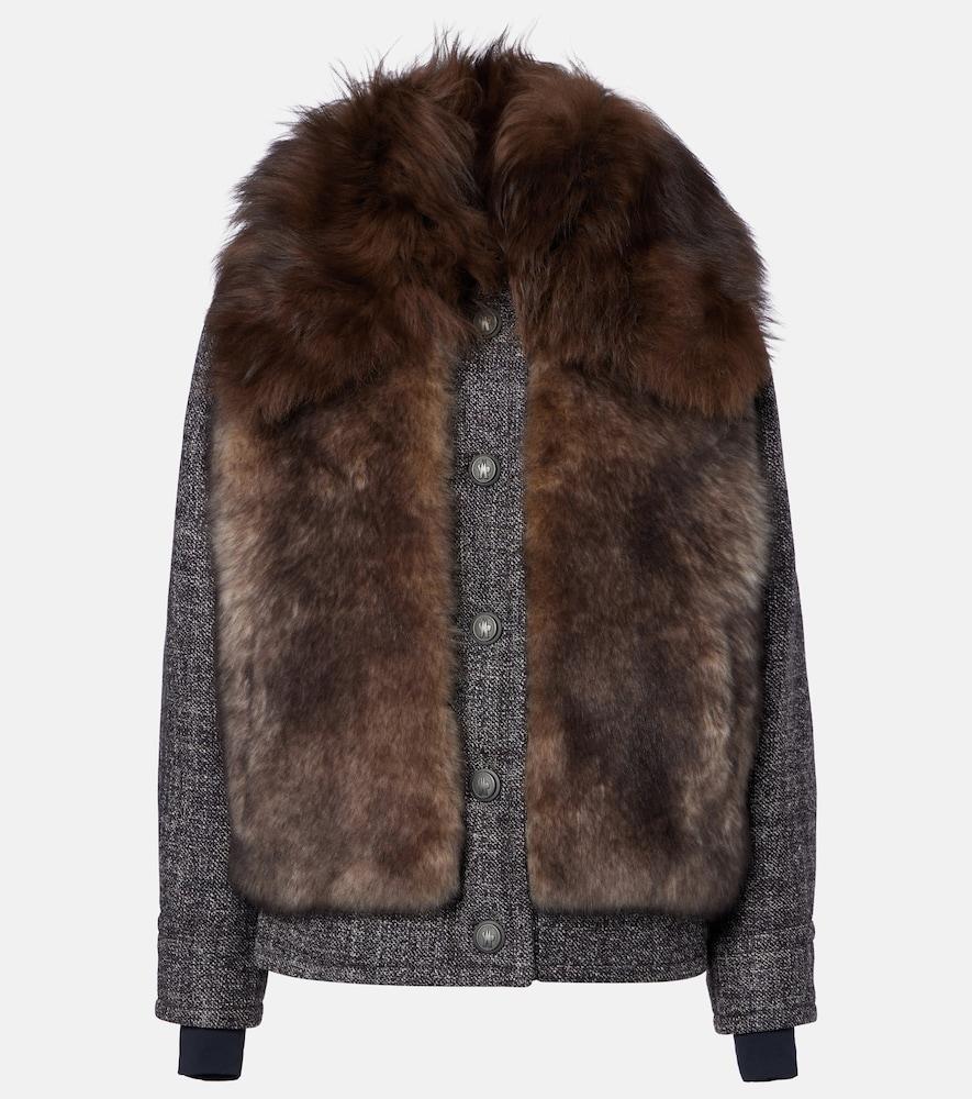 moncler grenoble faite virgin wool down ski jacket